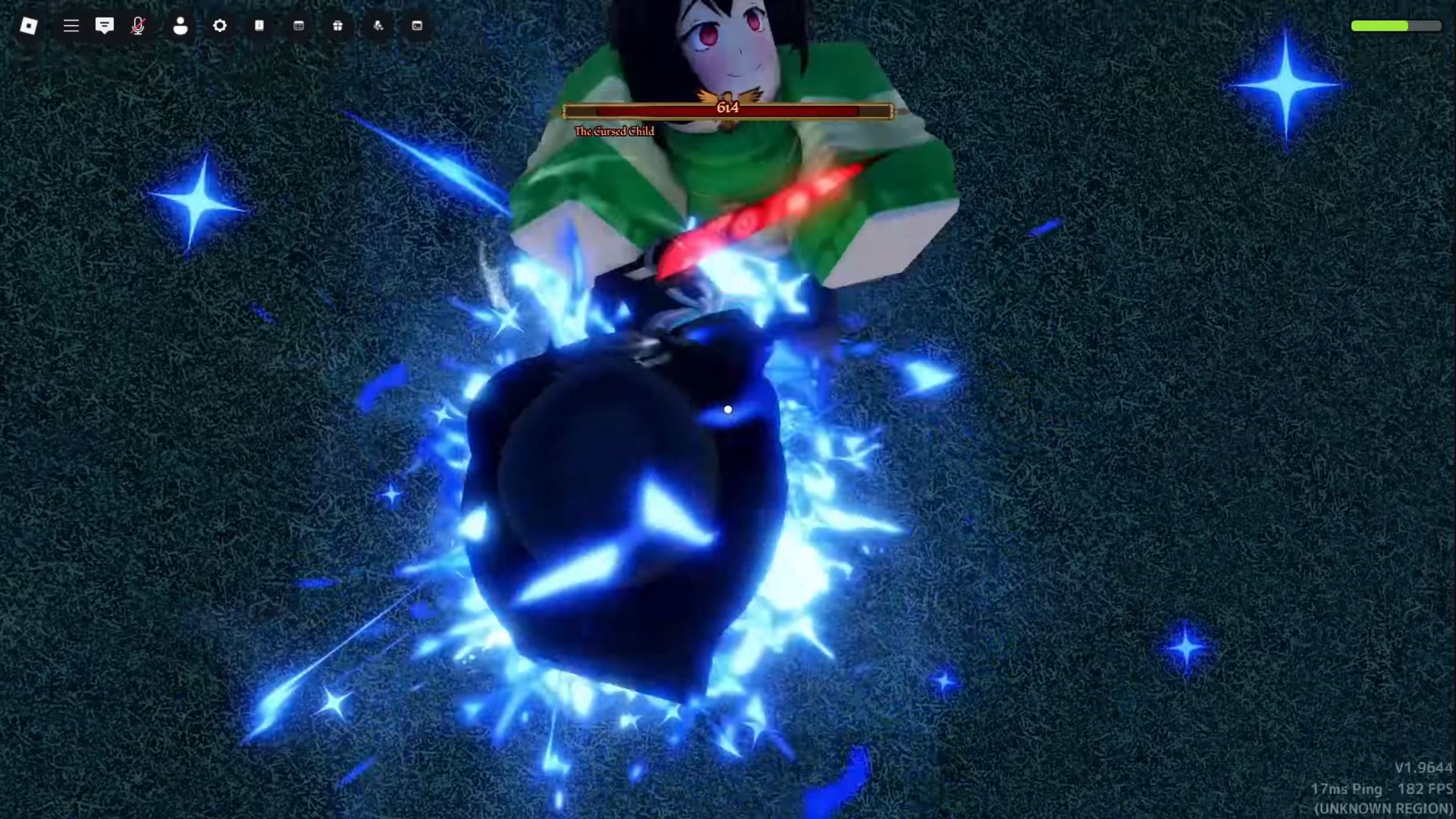gojo attacks (Image via Roblox)