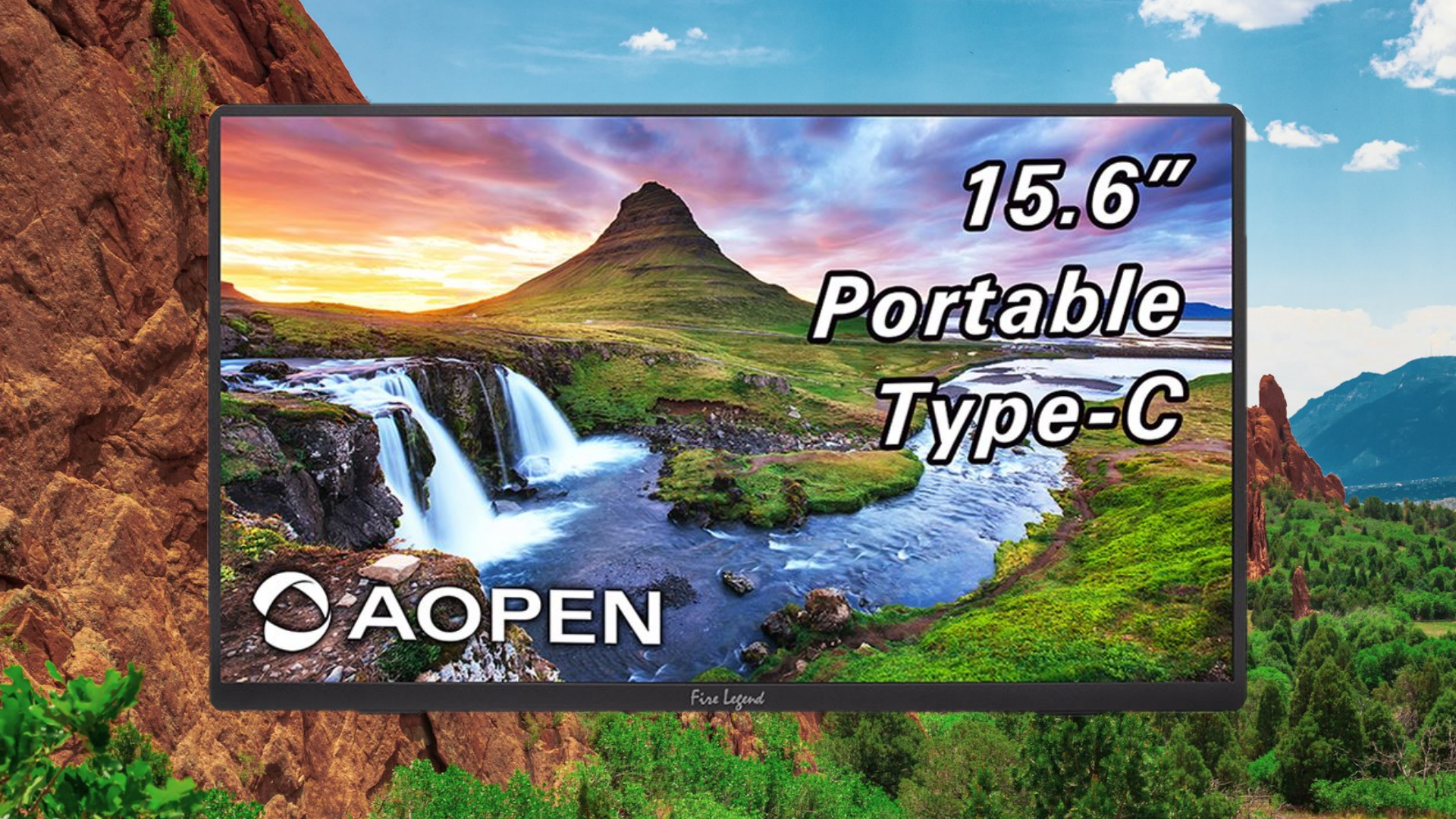 An image of Acer 16PM1Q 15.6" FHD 60Hz Portable Monitor