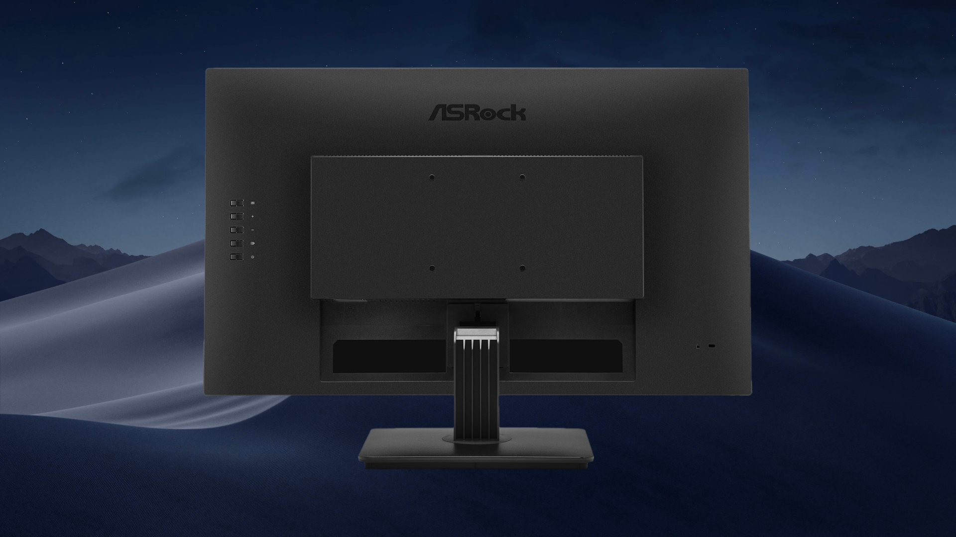 An image of ASRock Phantom Gaming 180 Hz monitor (rear)