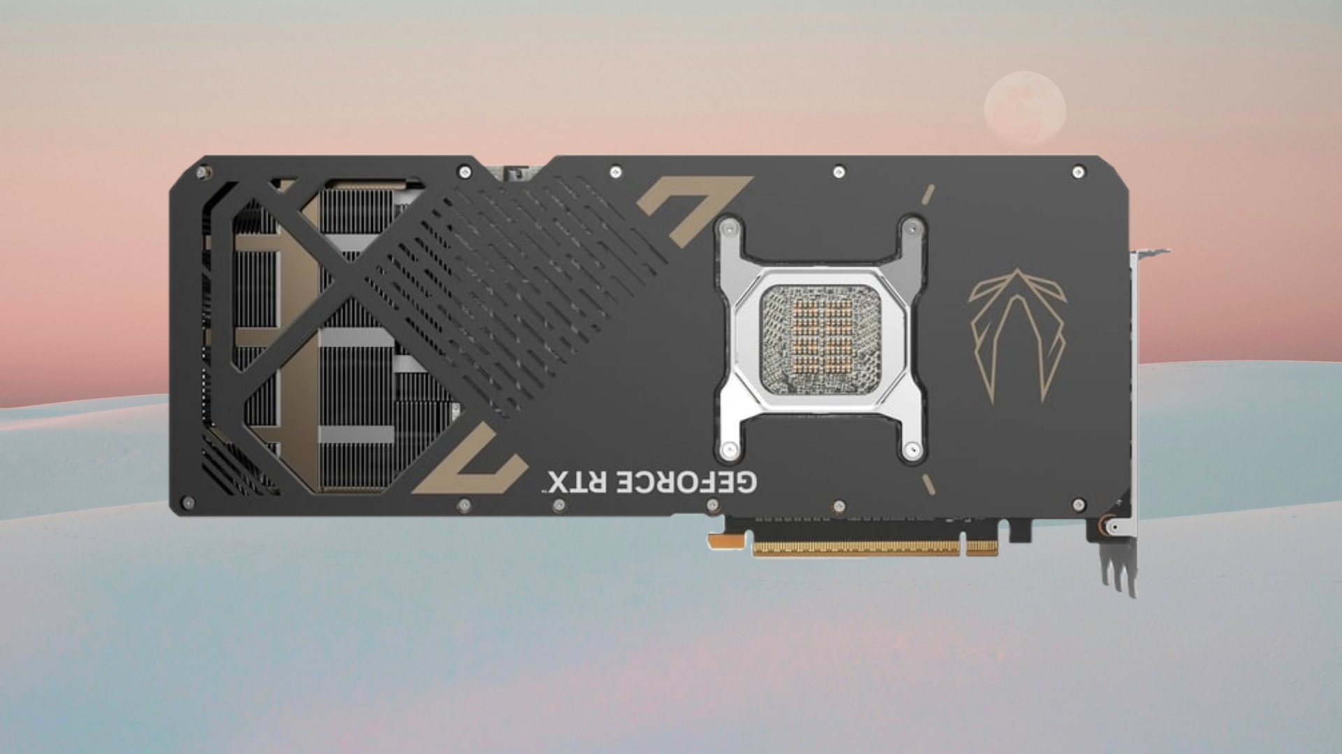 An image of ZOTAC RTX 5090 OC GPU (rear)