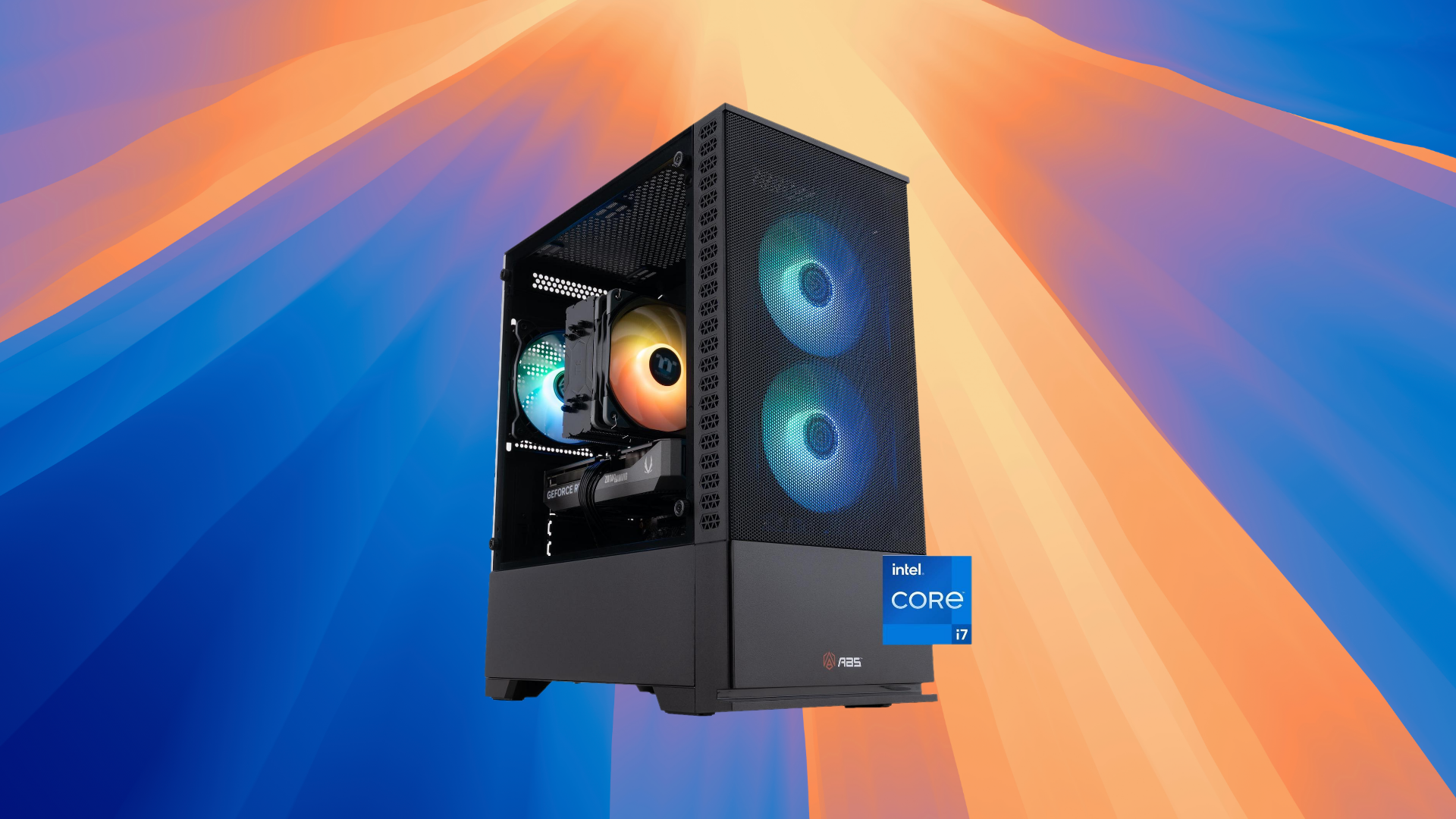 An image of ABS Cyclone Aqua gaming PC