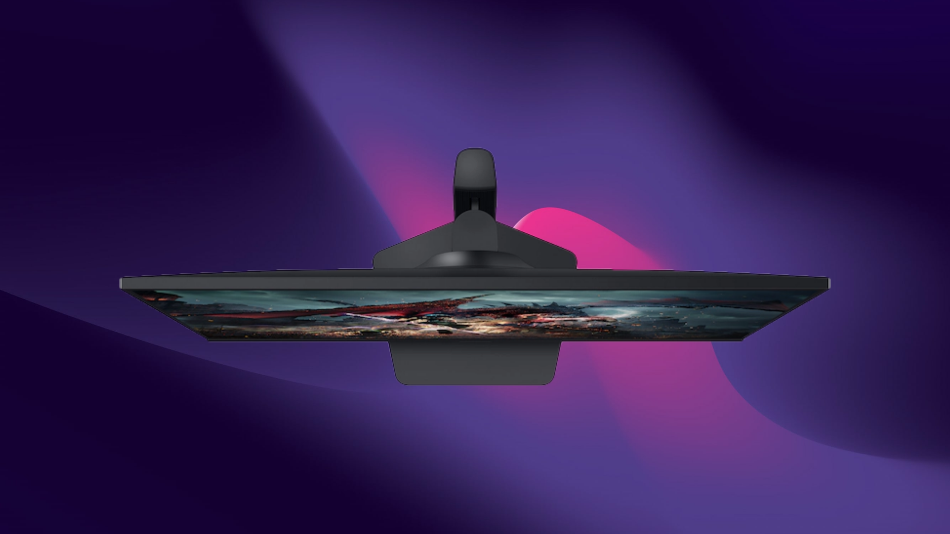 An image of Samsung Odyssey G5 monitor (top)