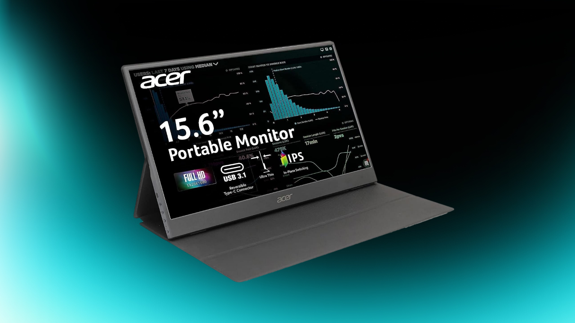 An image of Acer Portable FHD gaming monitor