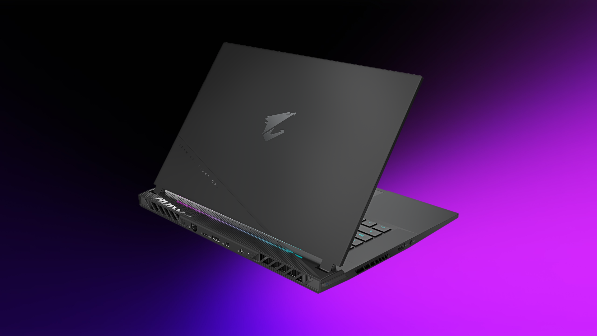 An image of Gigabyte Aorus 15 (rear)