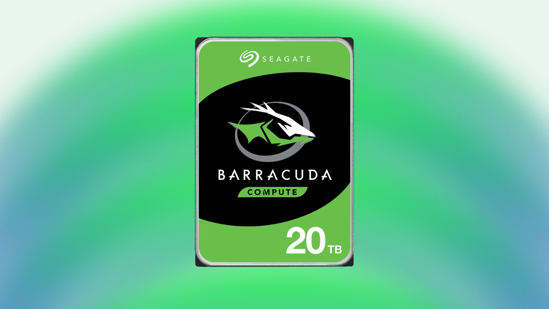 An image of Seagate BarraCuda 20 TB HDD
