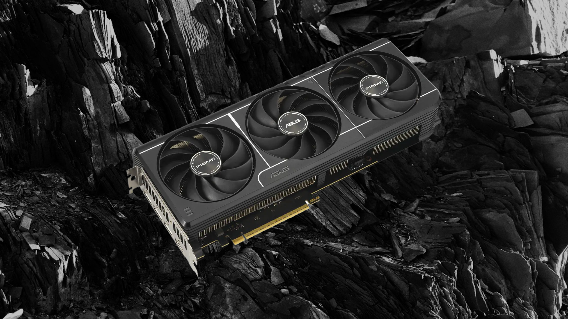 An image of ASUS PRIME RTX 5080 GPU