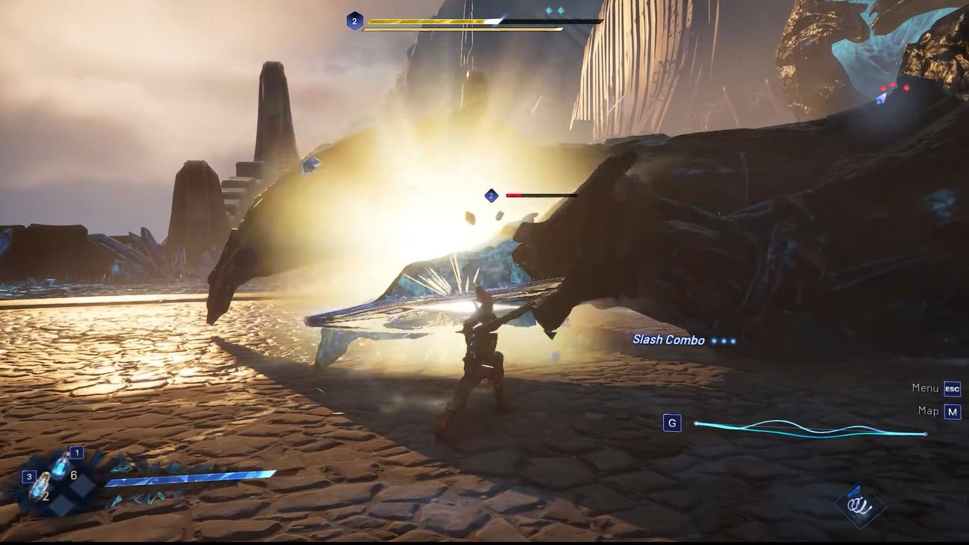 Slash away on all its limbs (Image via Sony Interactive Entertainment/YouTube @Boss Fight Database)