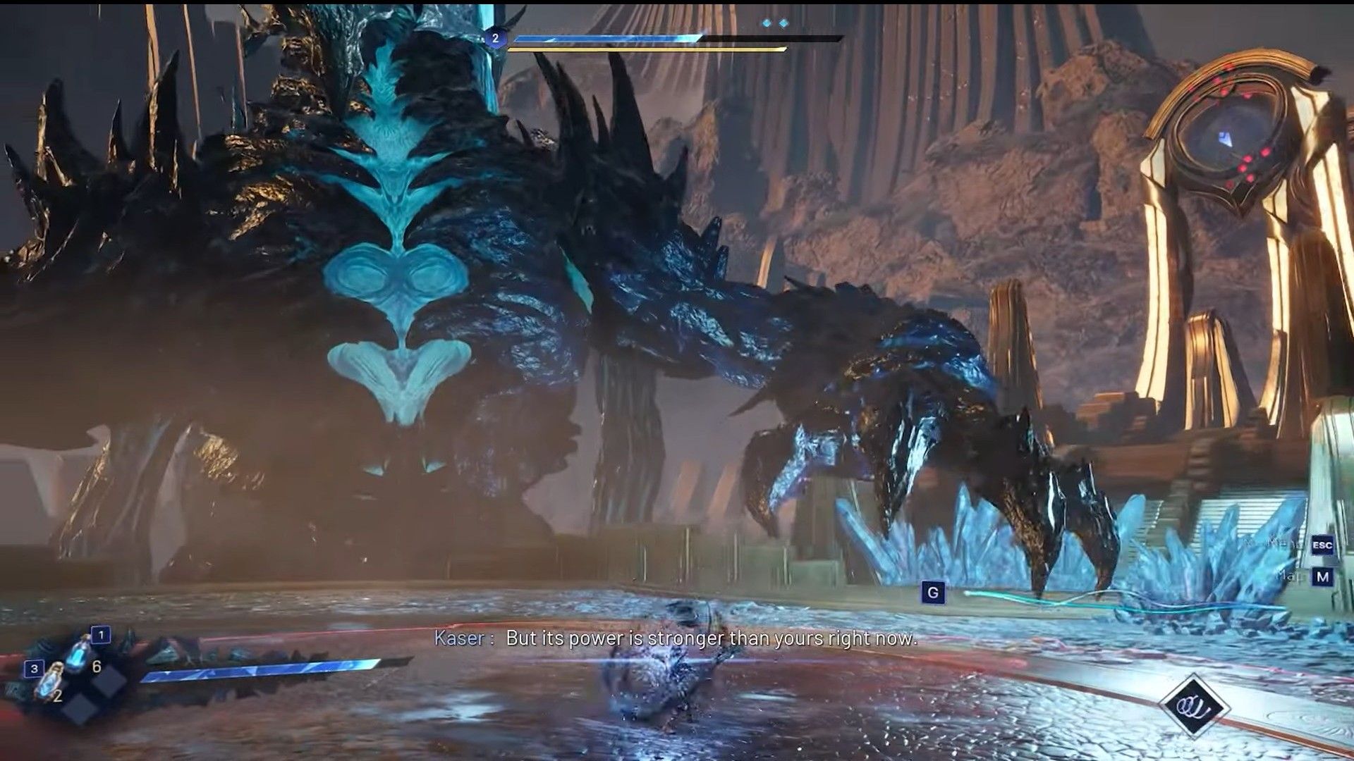 This perpetrator has nothing against a real dragon like Arena (Image via Sony Interactive Entertainment/YouTube @Boss Fight Database)
