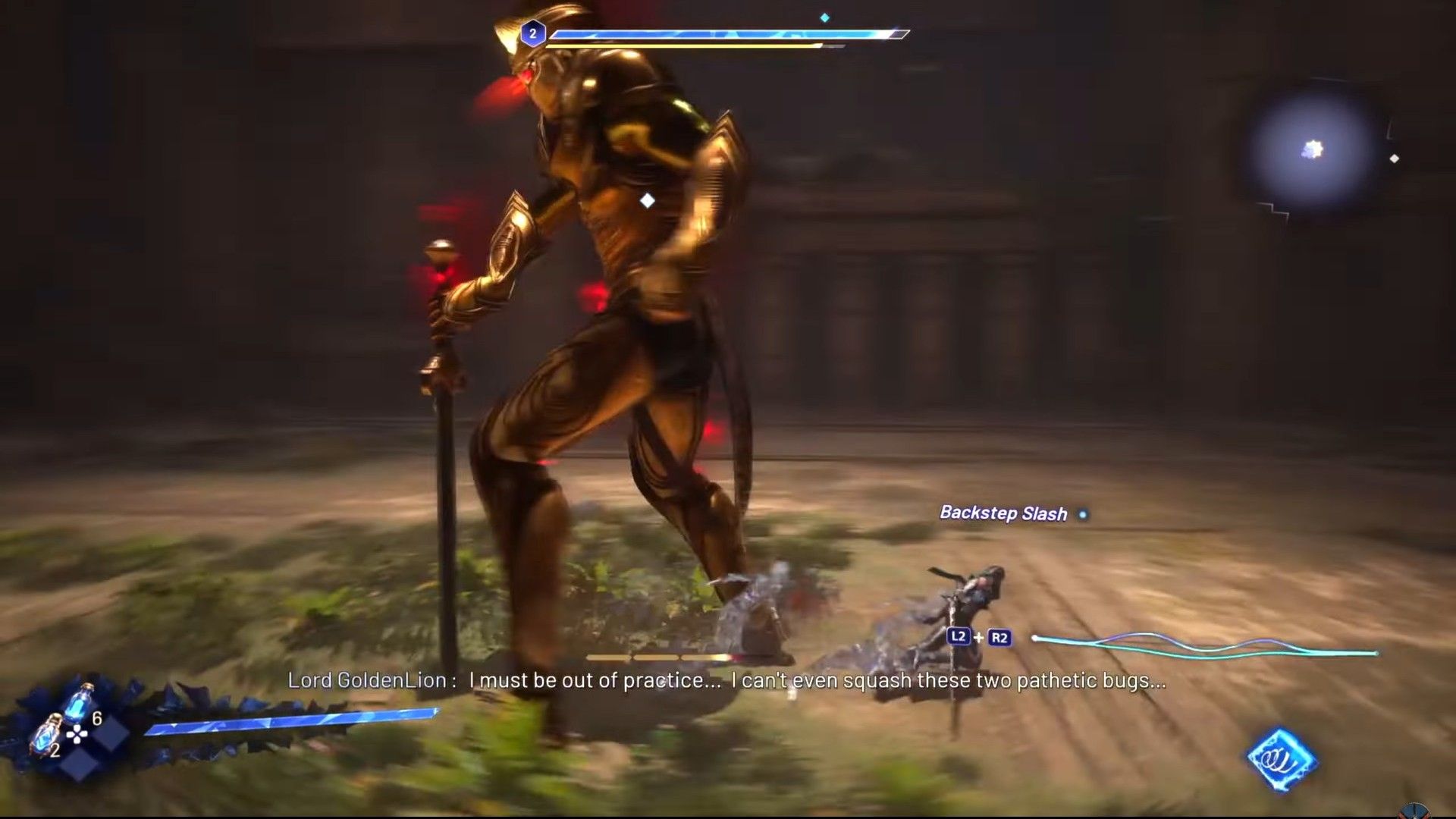 This boss isn’t the fastest, but it has plenty of tricks up its sleeve (Image via Sony Interactive Entertainment/YouTube @Dragodude)
