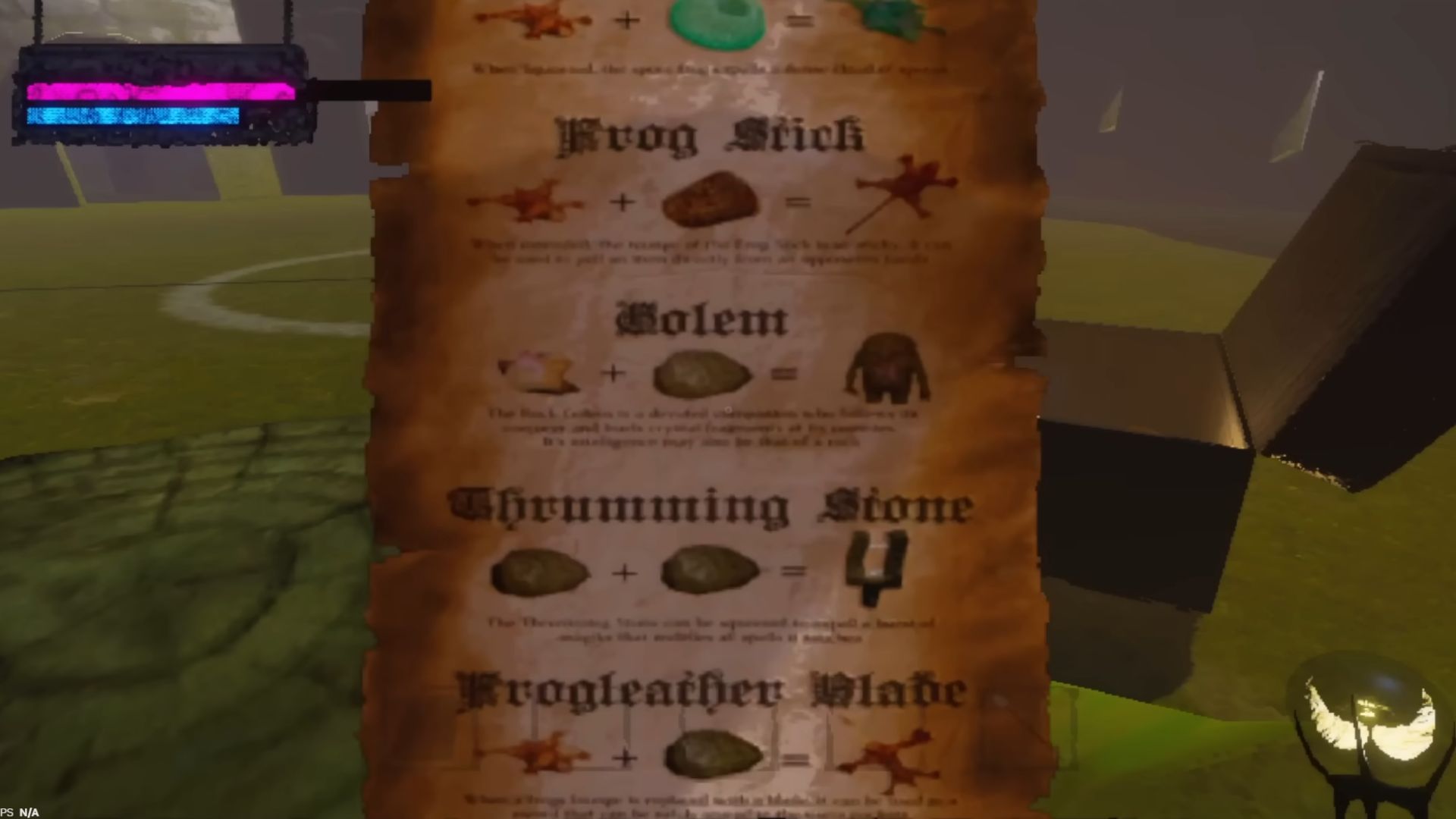 How To Craft and Use the Golem in Mage Arena