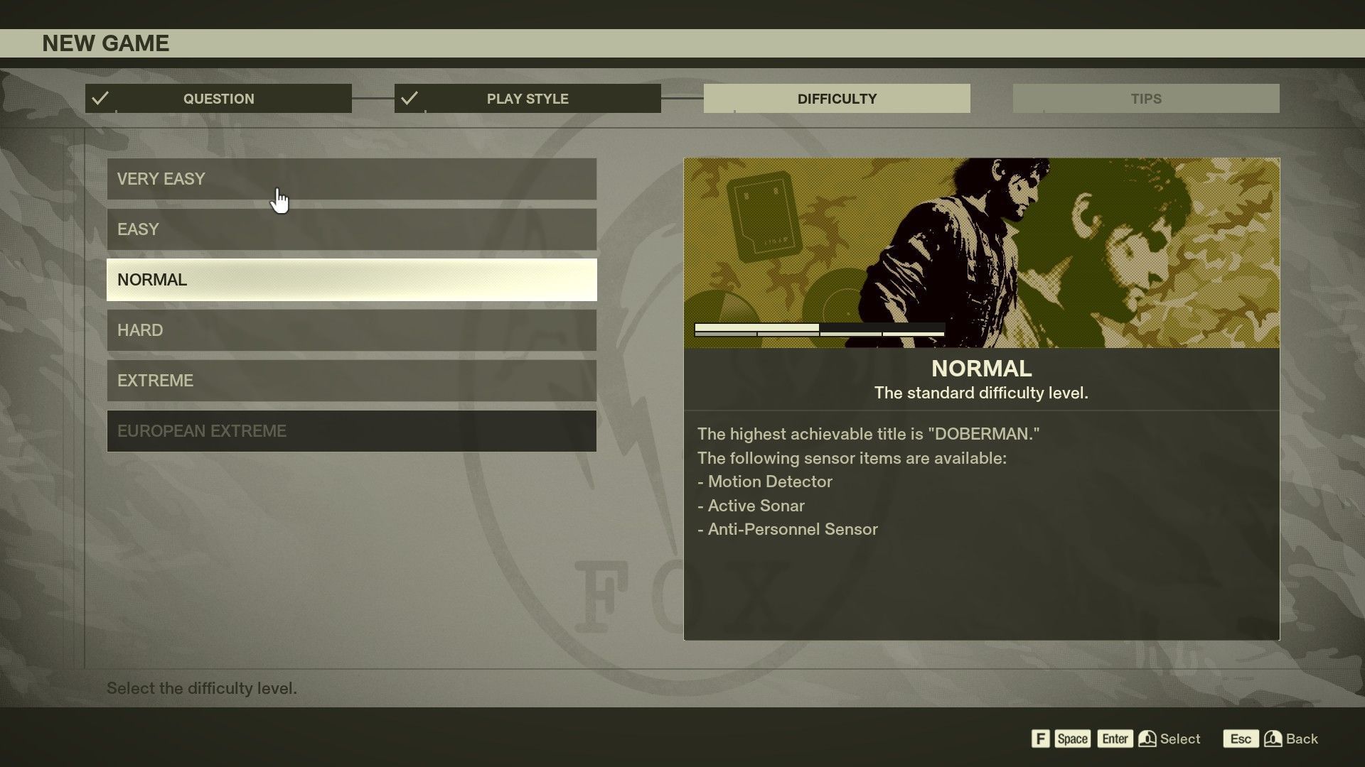 This can be considered as the default difficulty and what the developers intended (Image via Konami)