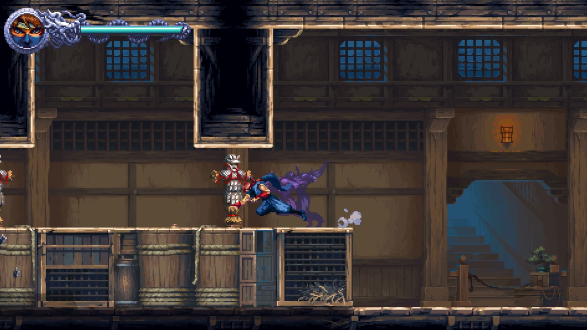 Ninja Gaiden Ragebound: How To Dodge and Lunge (Source: Dotemu)