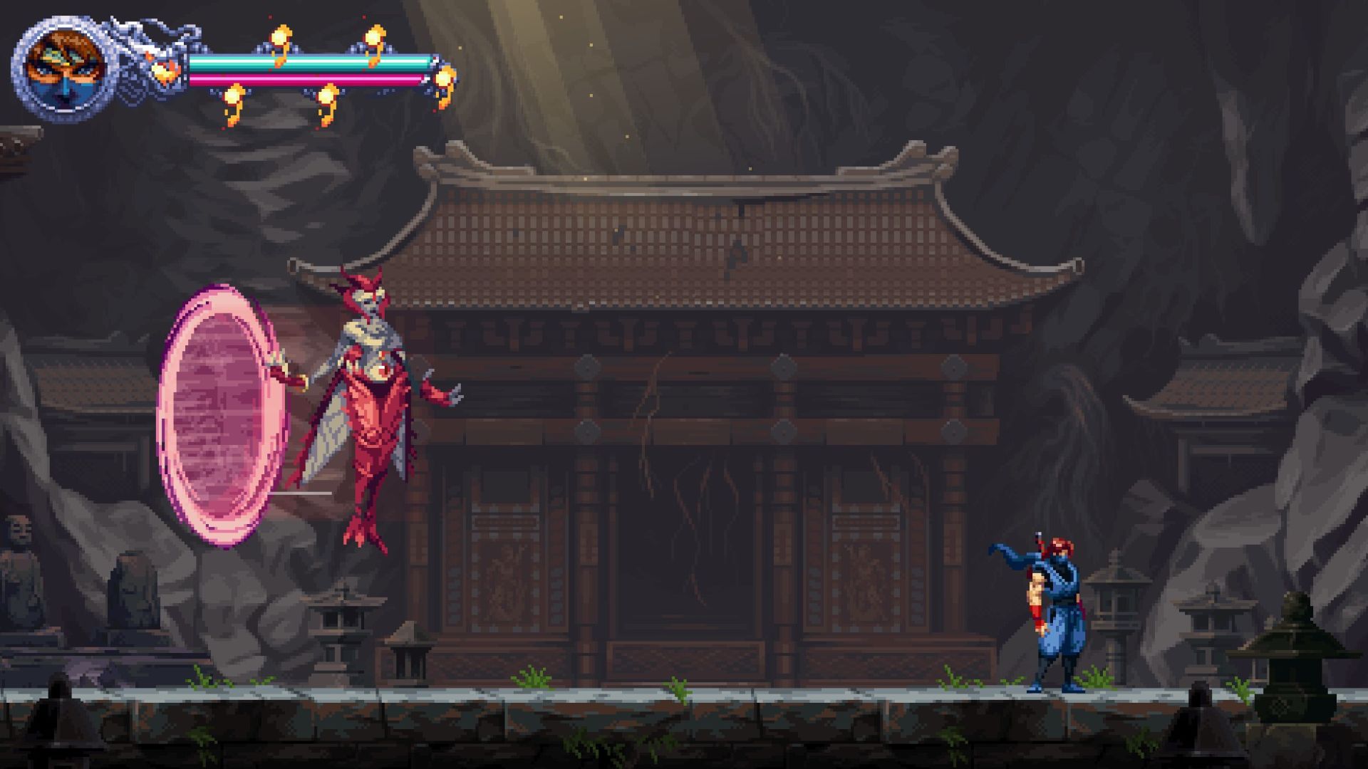 A rematch with Rhyvashi (Source: Dotemu)