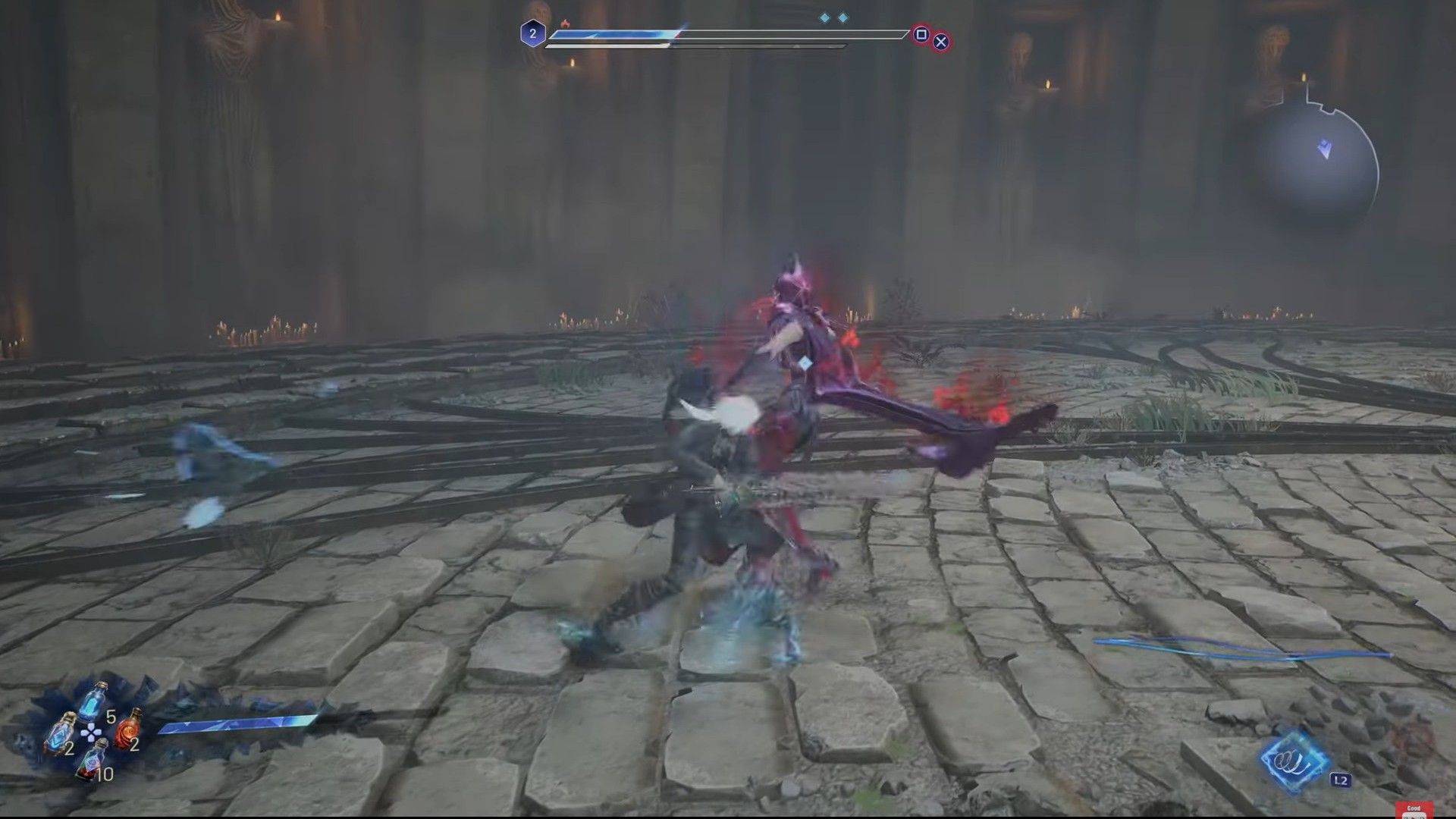 Keep your distance and strike when you have a clear opening (Image via Sony Interactive Entertainment/YouTube @FP Good Game)
