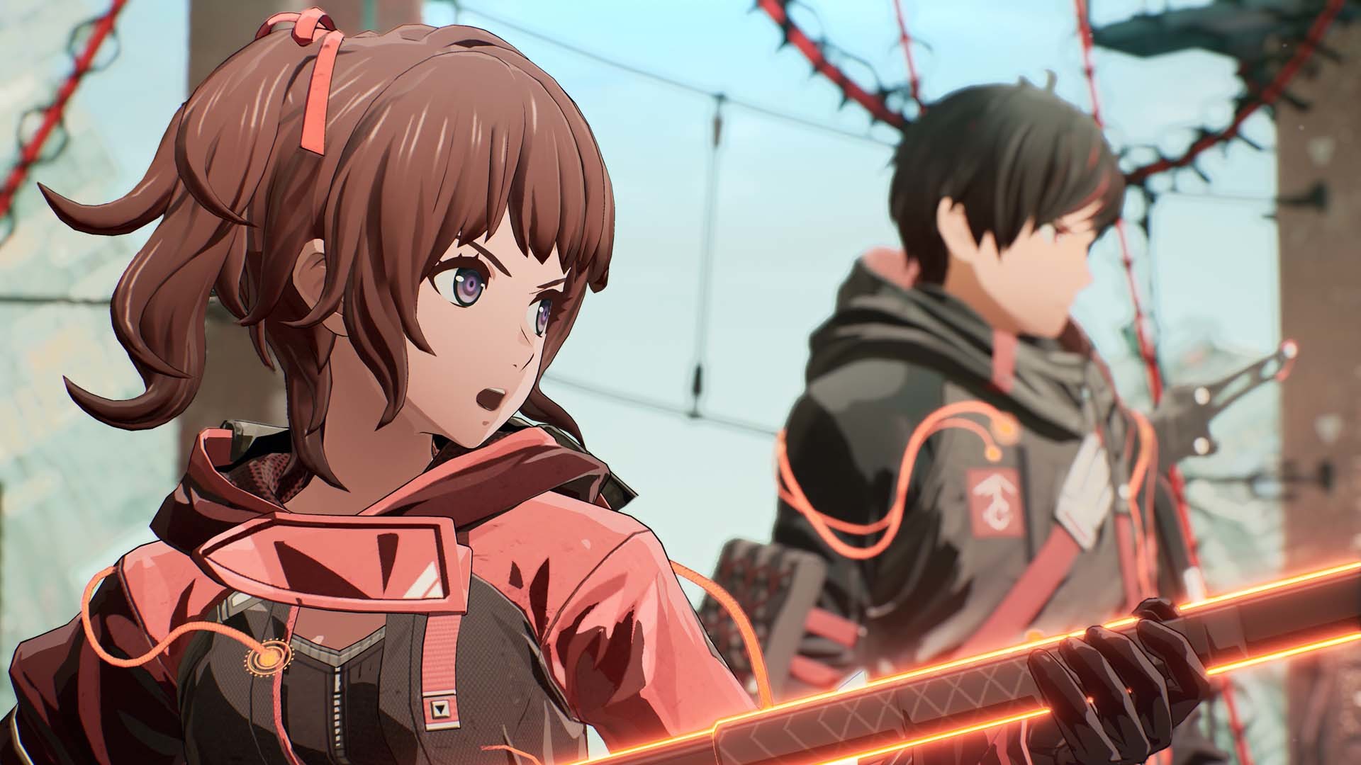 An image from the game Scarlett Nexus