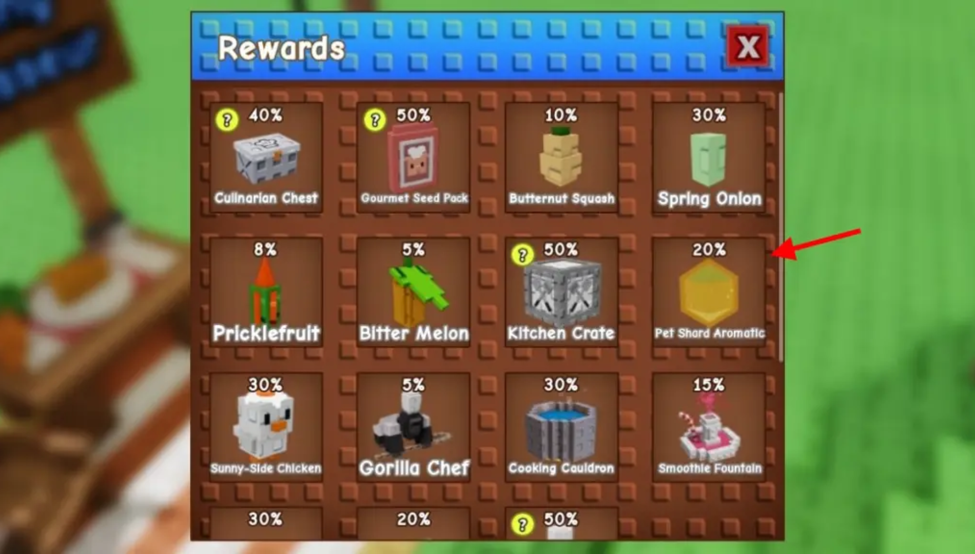 You can get the new Shard as a reward from the Rat Connoisseur NPC (Image via The Garden Game | Roblox)
