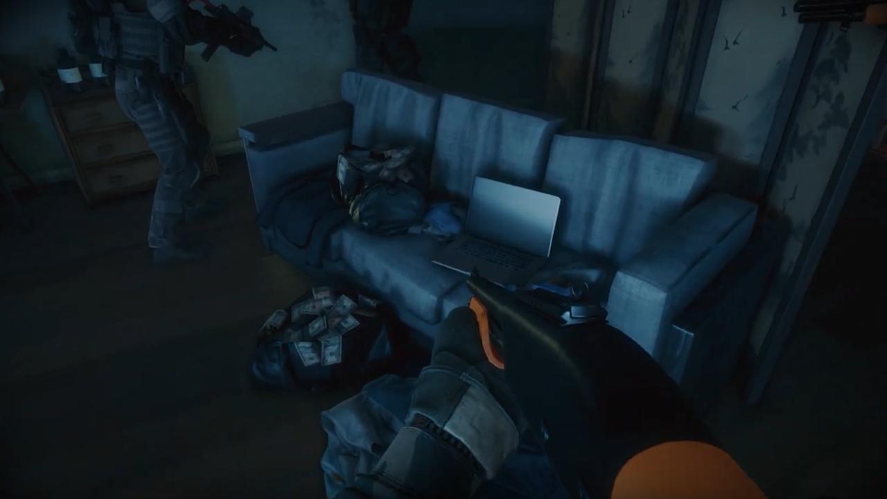 Finding the bag of cash will get you the soft objective (Image via VOID Interactive | Putragonist NC/YouTube)