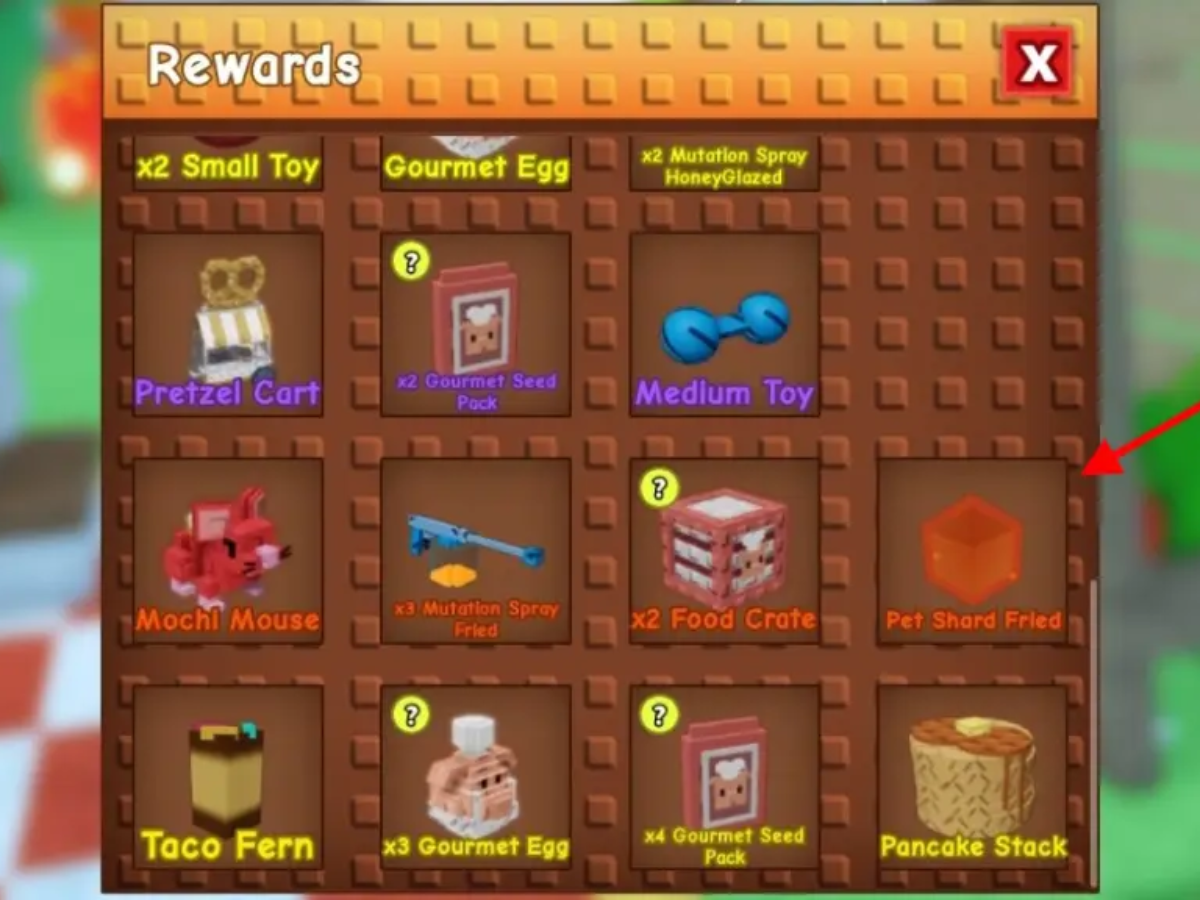 You can get the Fried Pet Mutation Shard via Chris P. NPC (Image via The Garden Game | Roblox)
