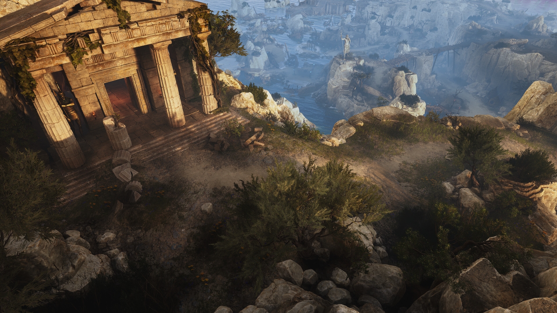 Enjoy the sceneries of ancient Greece (Source: THQ Nordic)