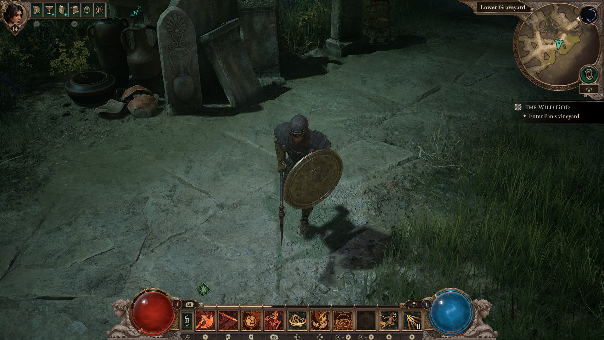 Titan Quest 2: How To Use Shield (Source: THQ Nordic)