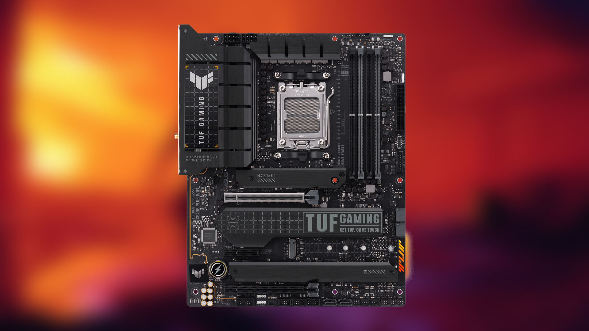 An image showing the TUF motherboard (Image via ASUS)