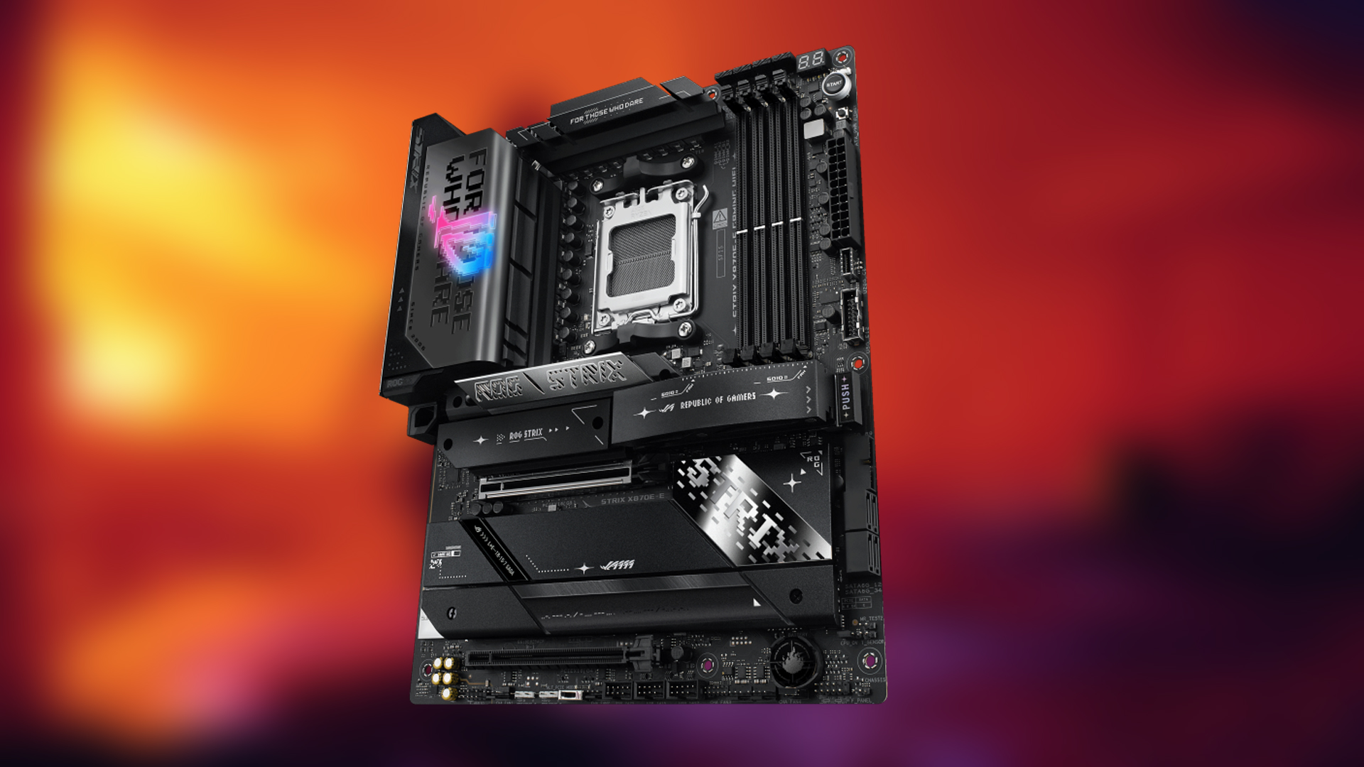 An image showing the ROG Strix motherboard (Image via ASUS)