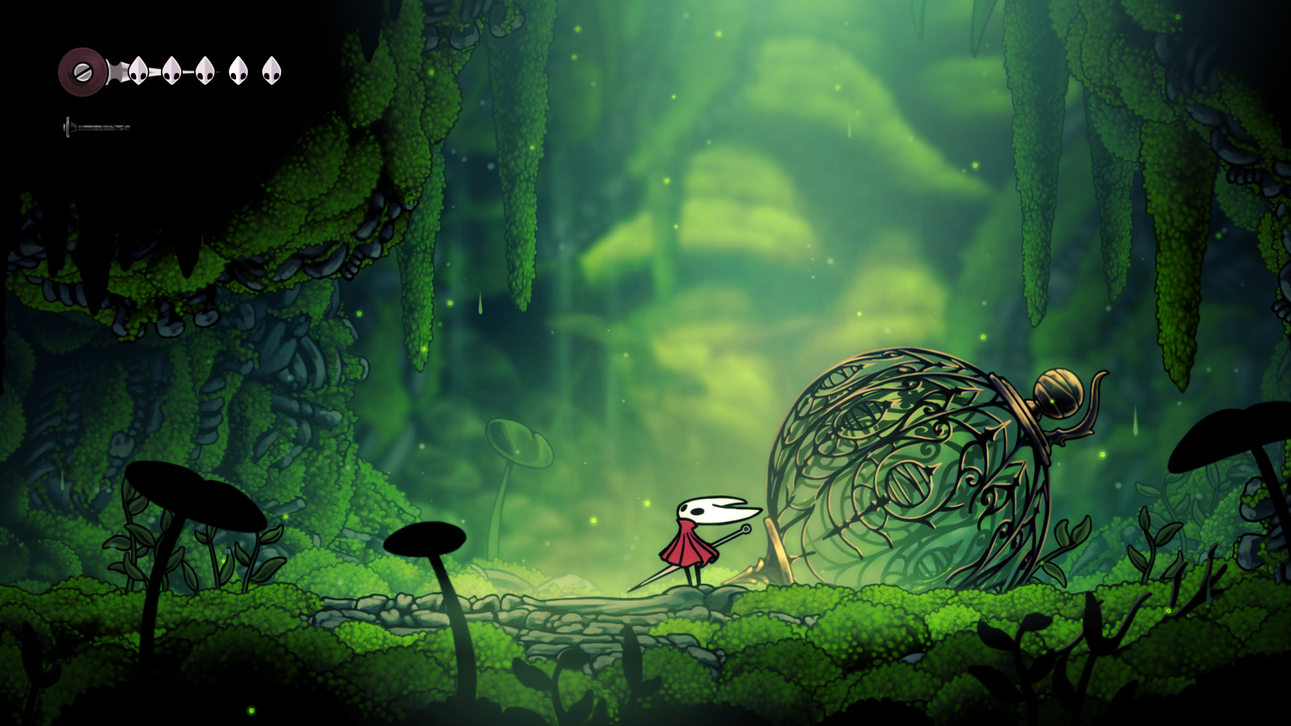 Journey across Pharloom (Image via Team Cherry)