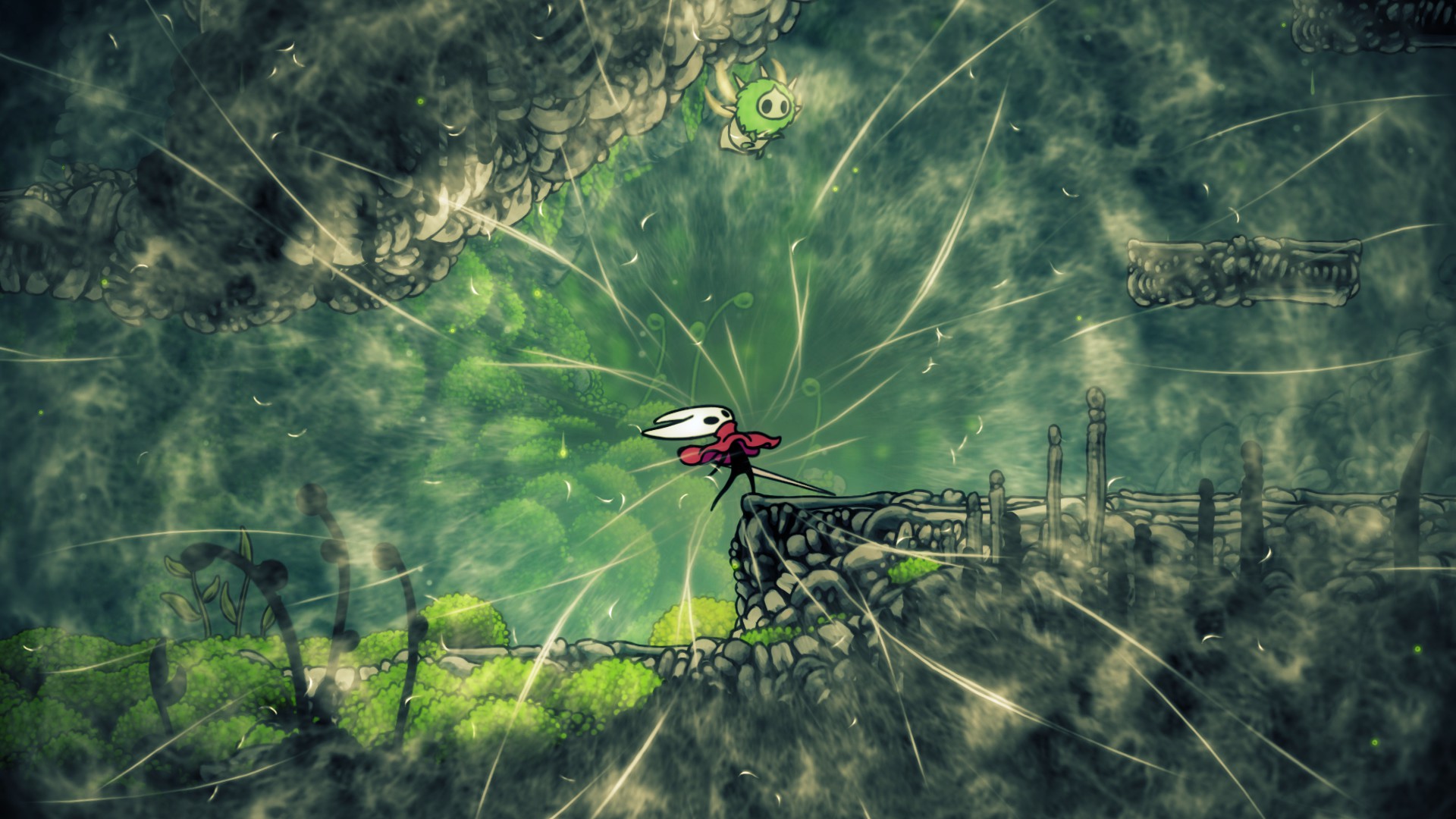 Be careful while exploring (Image via Team Cherry)