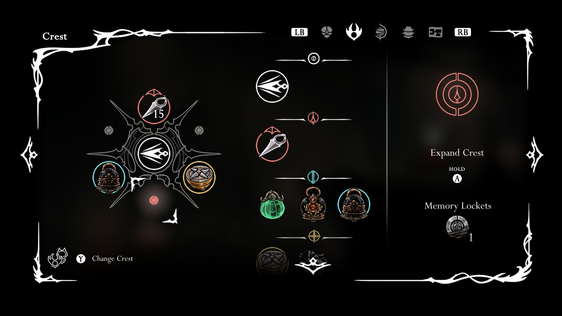 Unlock Tool slots with a Memory Locket in Hollow Knight: Silksong (Image via Team Cherry)