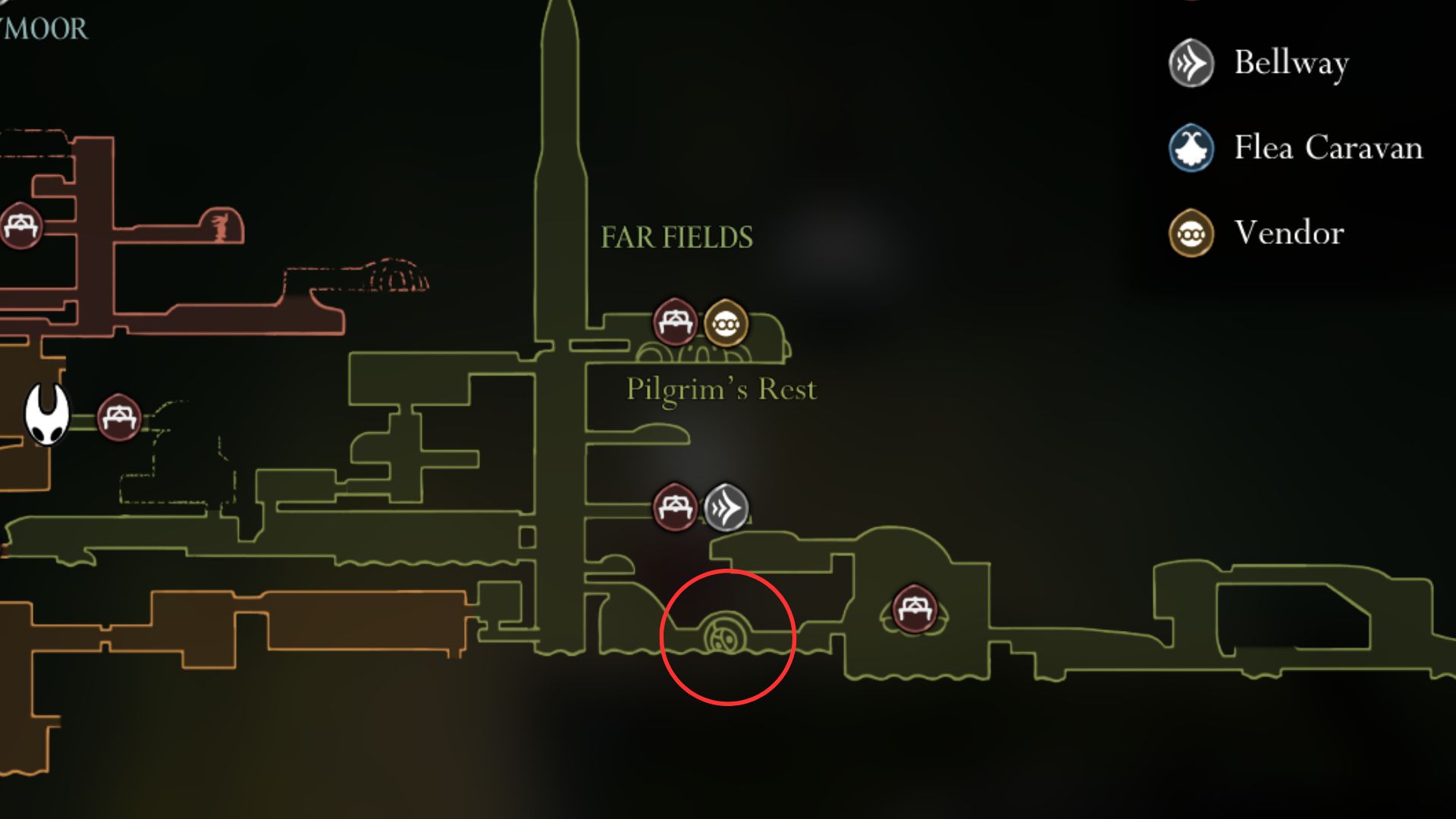 Location of Fourth Chorus in Hollow Knight Silksong