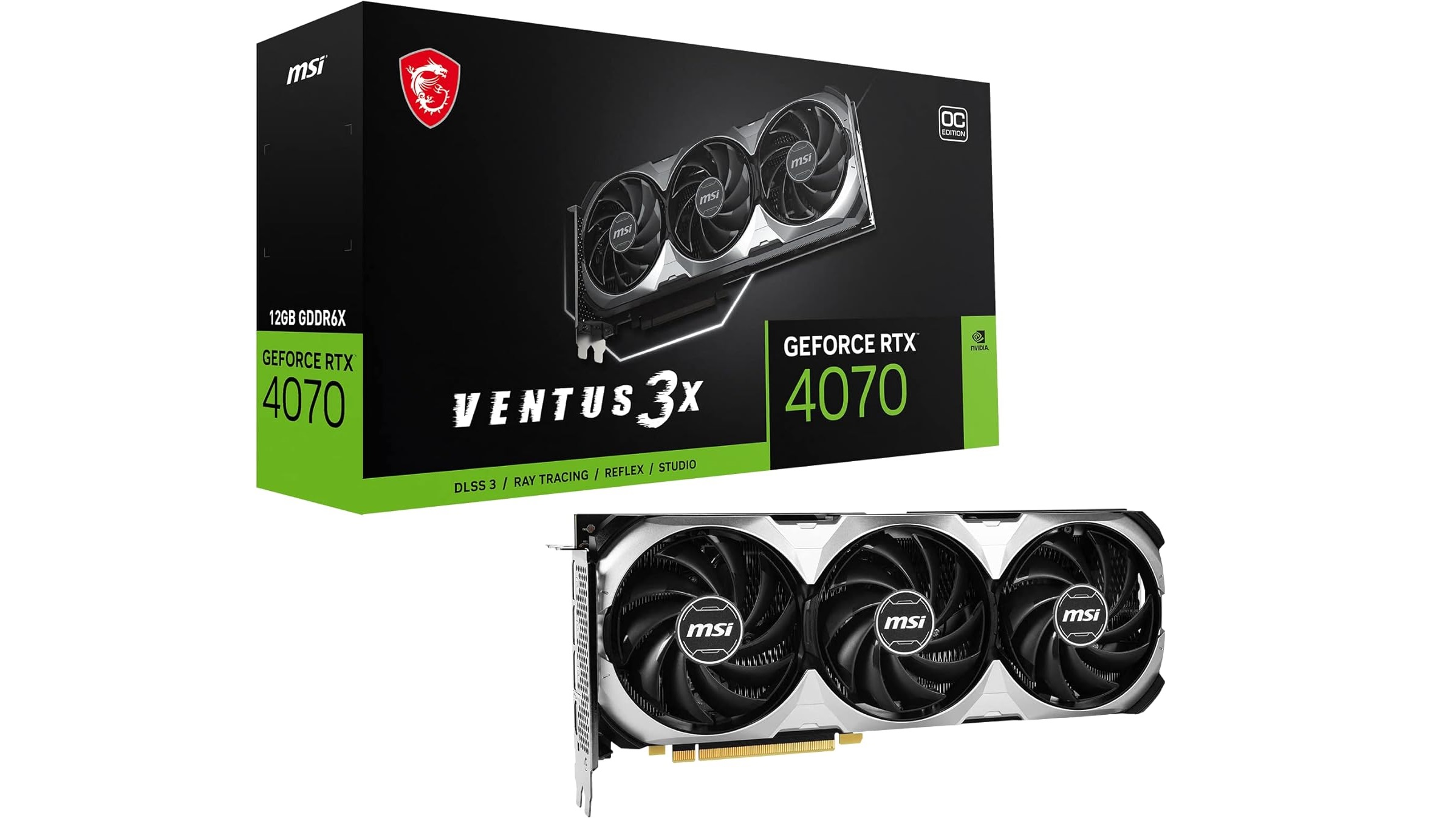 Picture of MSI GeForce RTX 4070 Ventus 3X