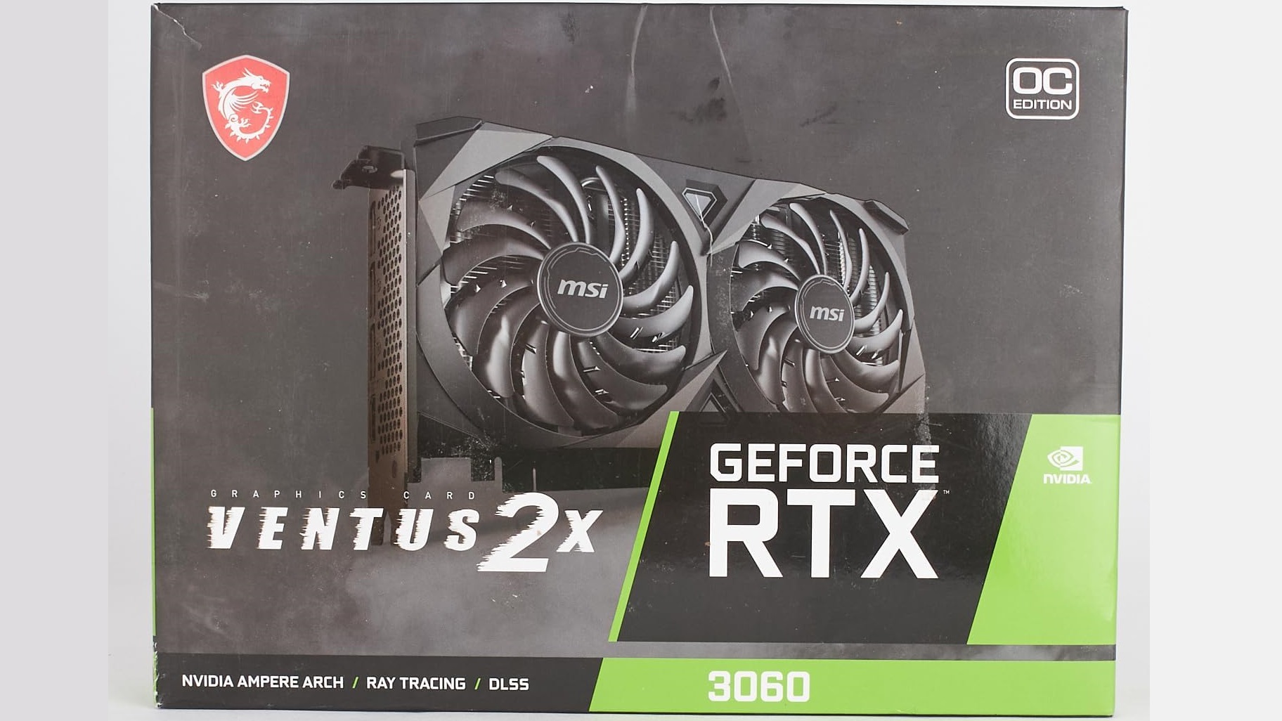 Picture of MSI GeForce RTX 3060's box