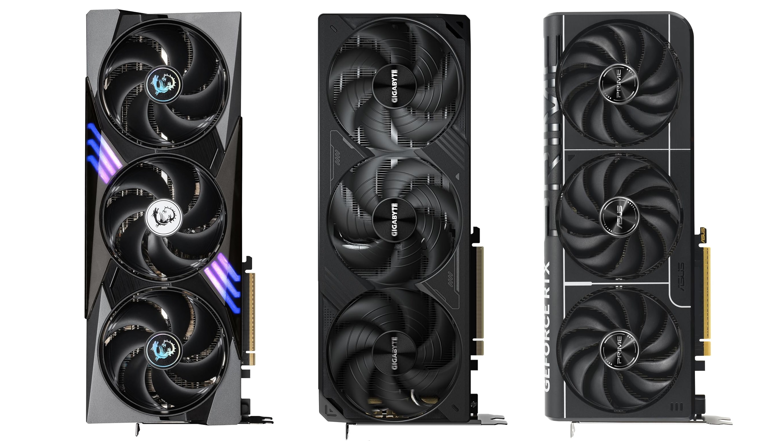 Picture of a collection of ray tracing GPUs