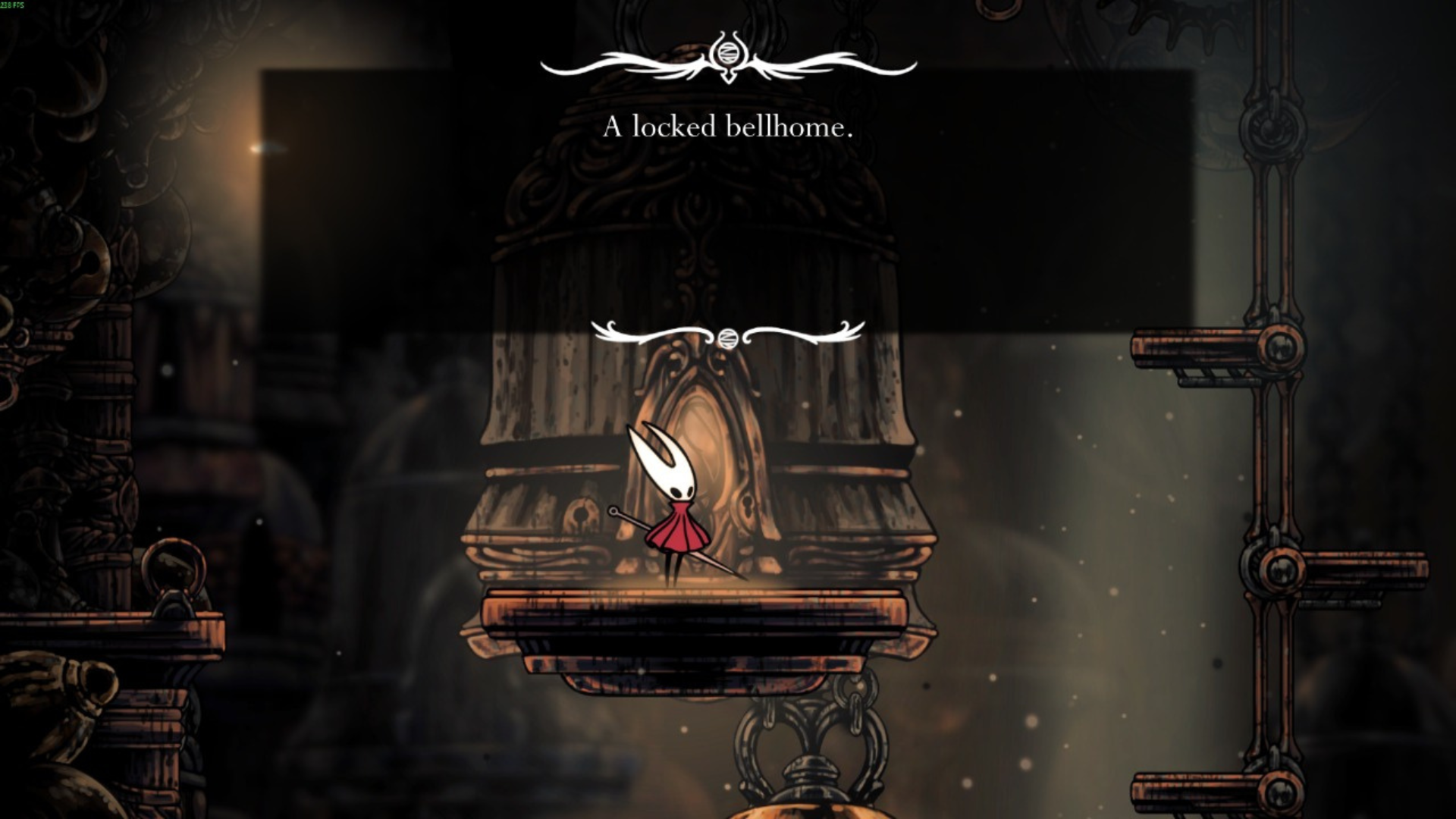 A locked Bellhome(Image via Team Cherry)