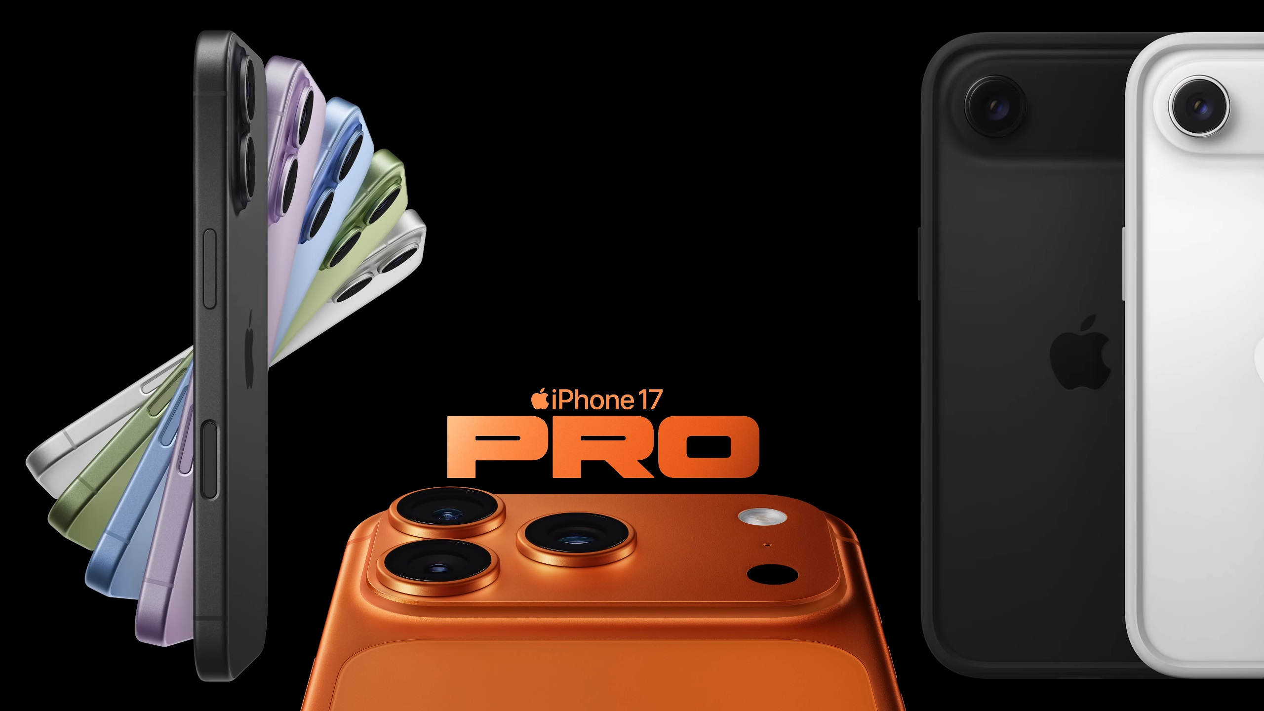 Picture of all new iPhone 17 models