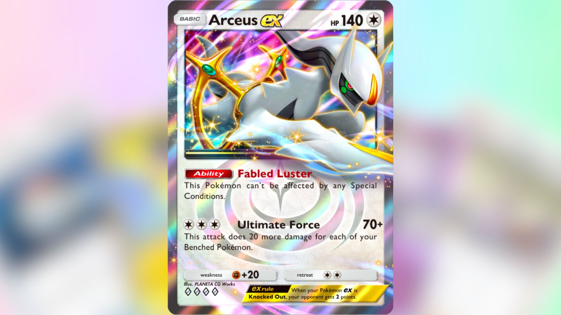 Arceus ex (Image via TPC)
