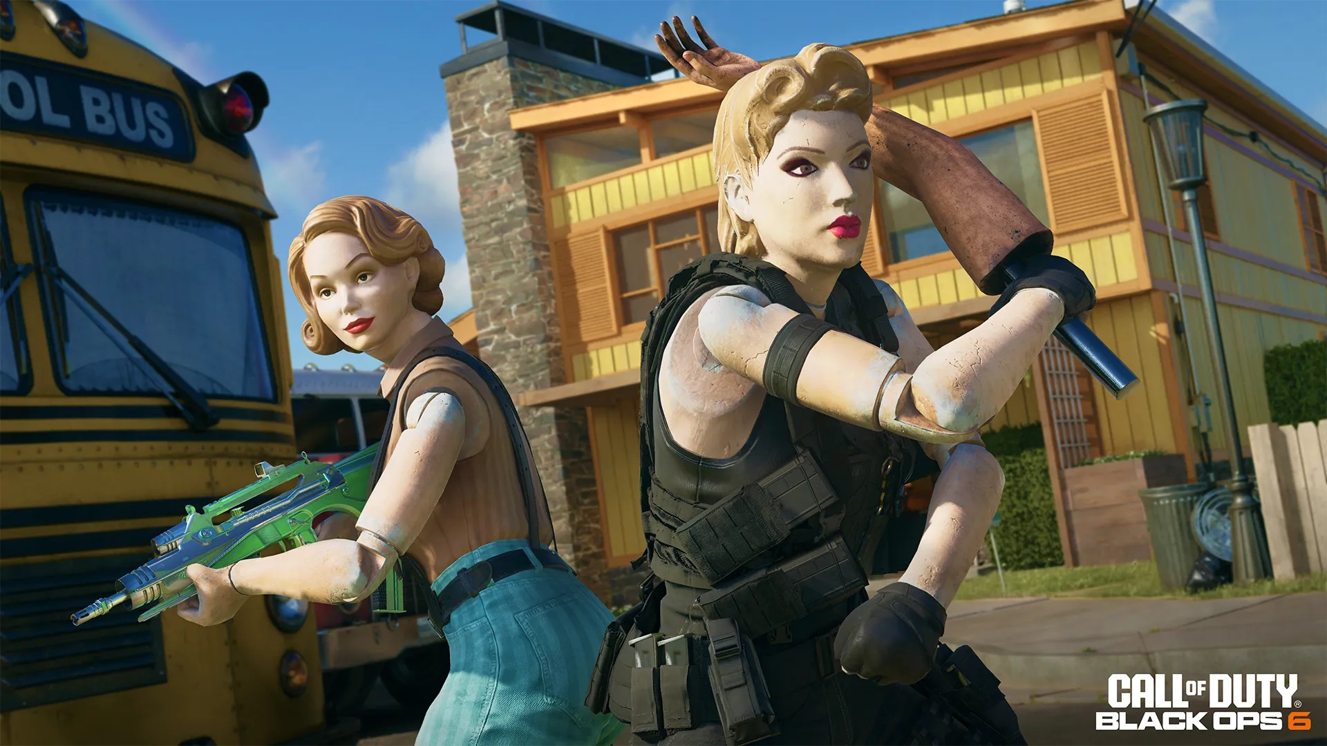 An Operator using the Armed and Dangerous Melee Blueprint in Warzone and Black Ops 6