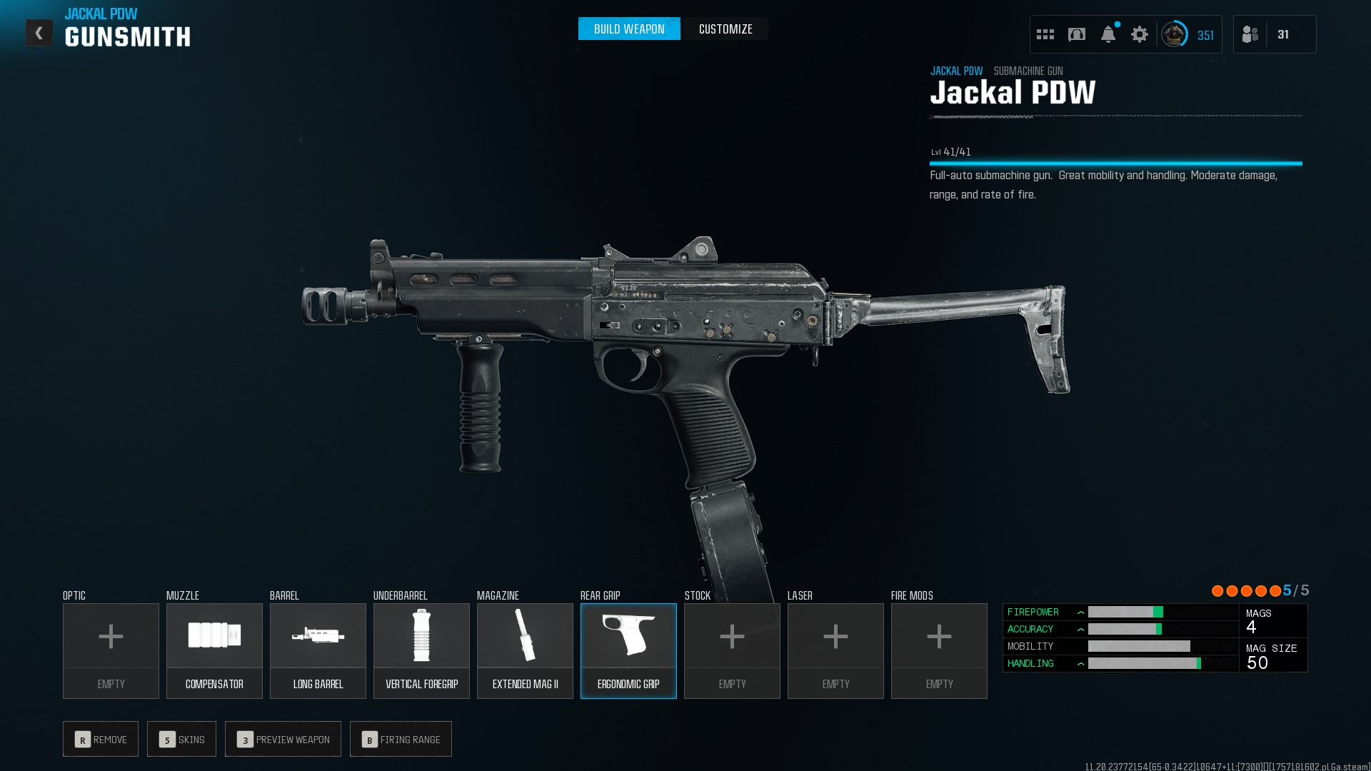 Best attachments for the Jackal PDW in Warzone