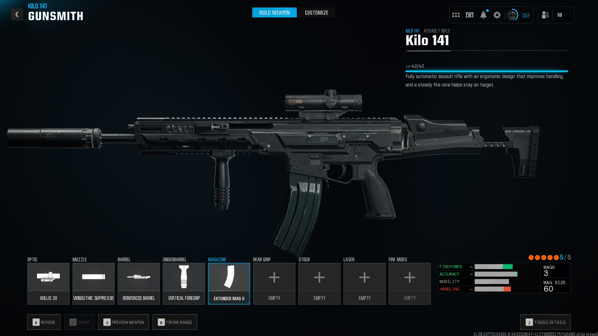 Best attachments for the Kilo 141 in Warzone