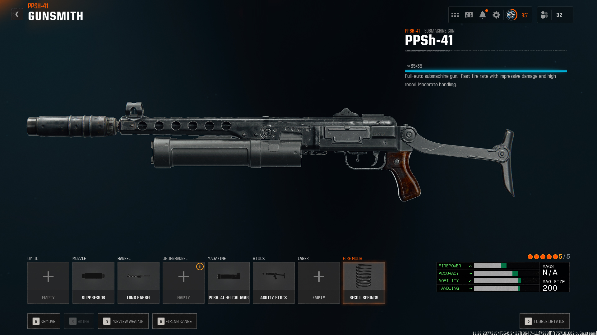 Best attachments for the PPSh-41 in Warzone