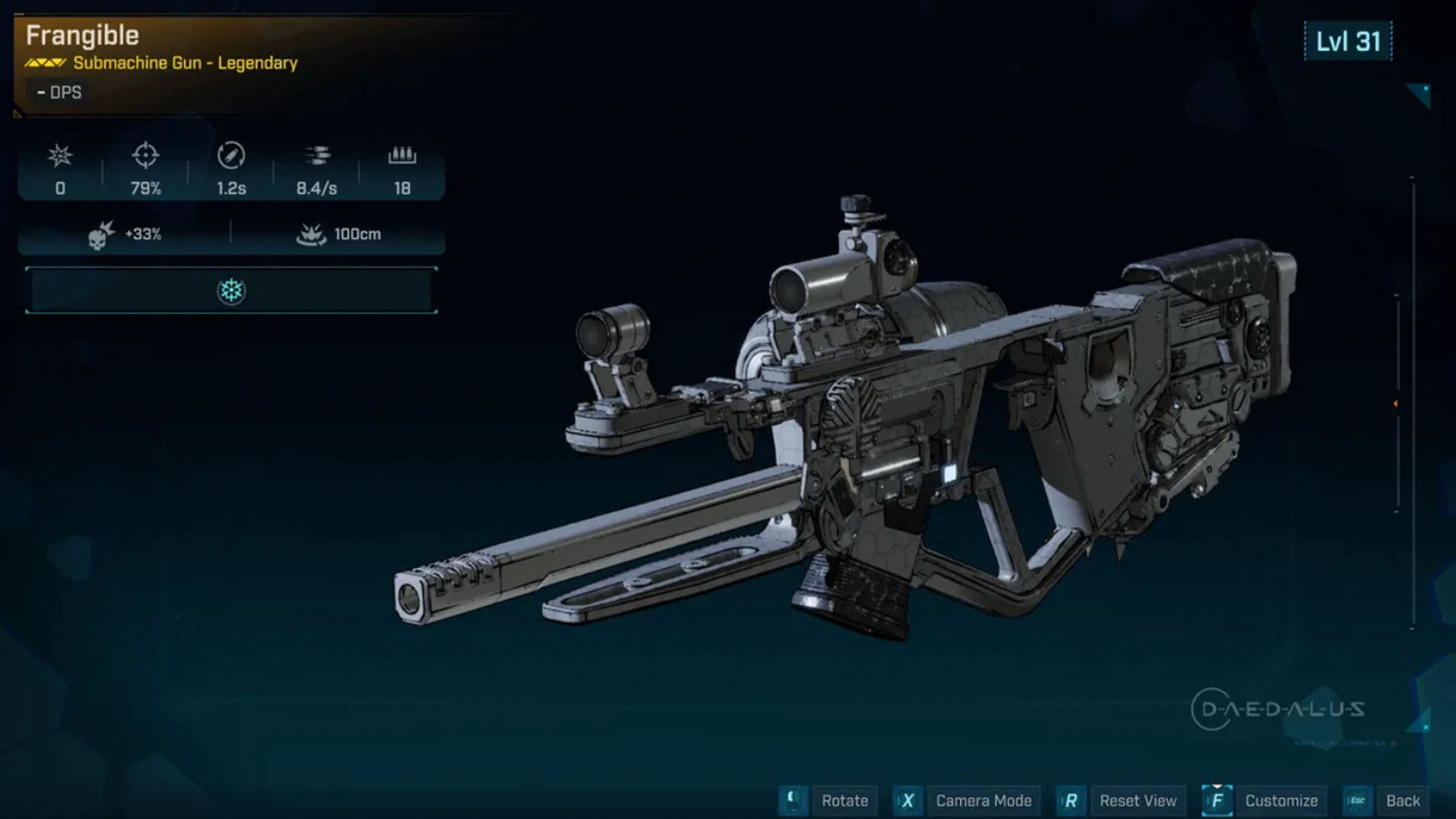 Frangible Legendary SMG guide (Image via 2K)