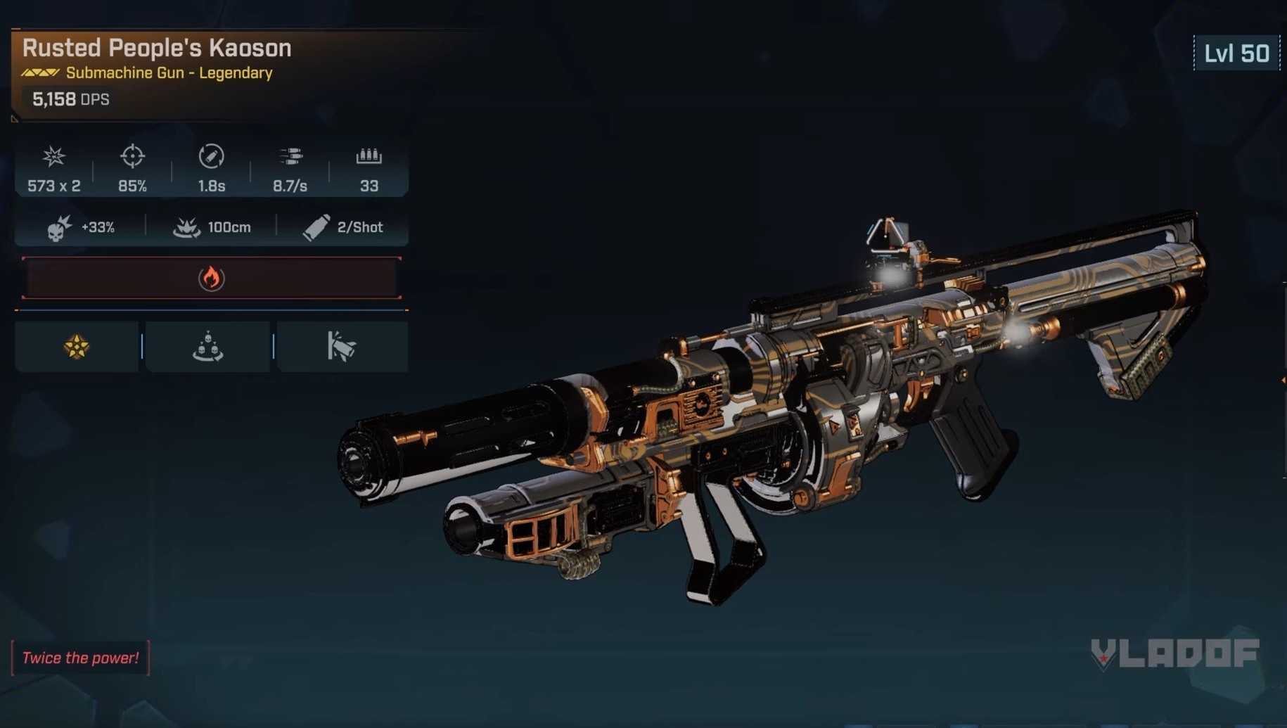 Kaoson Legendary SMG guide (Image via 2K)