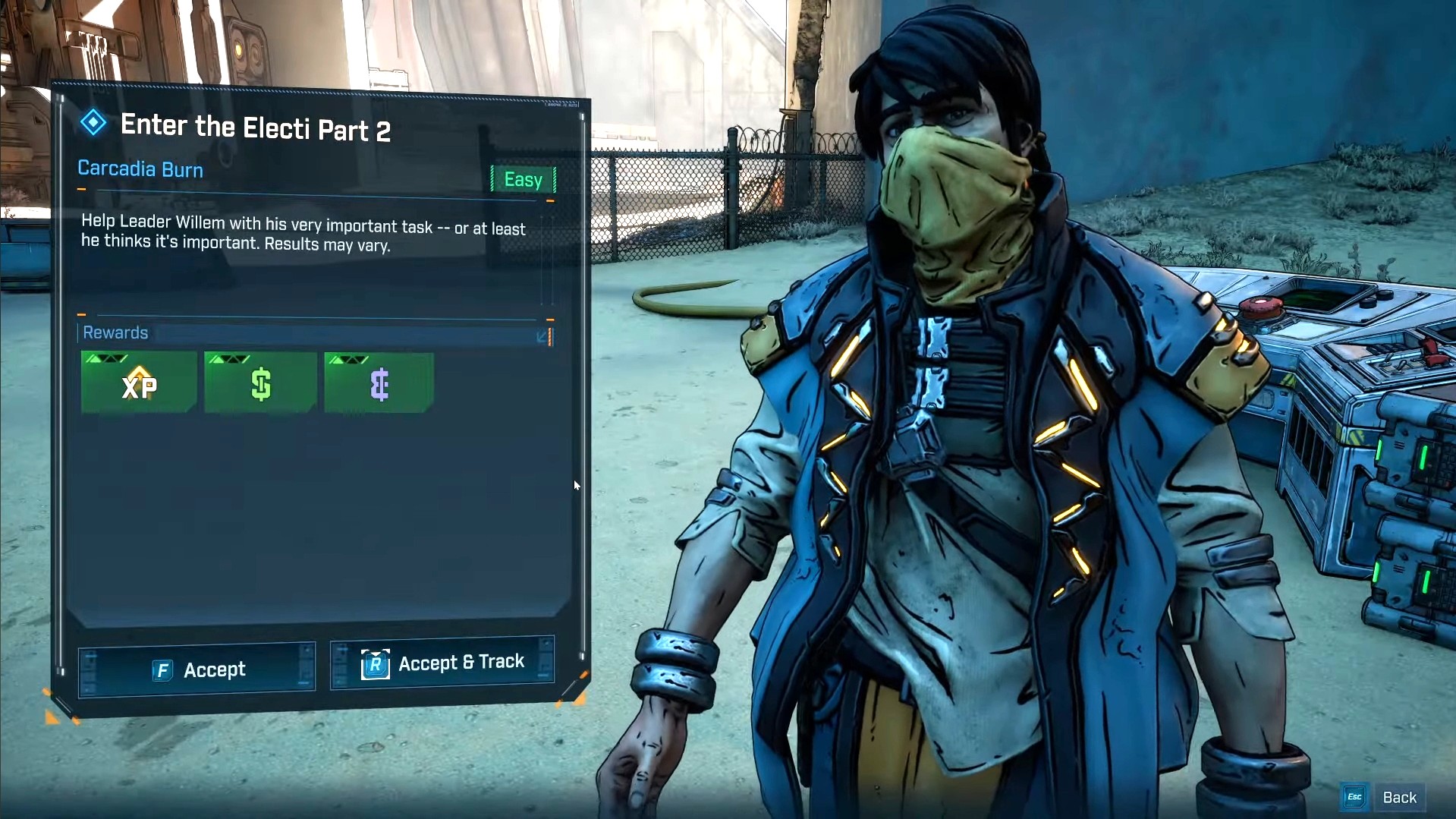 Leader Willem in Borderlands 4 (Image via 2K)