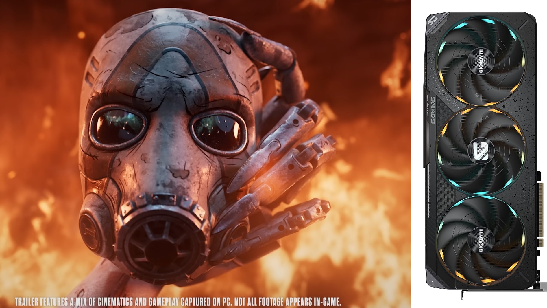 Picture of Borderlands 4 and GIGABYTE RTX 5090 Gaming OC