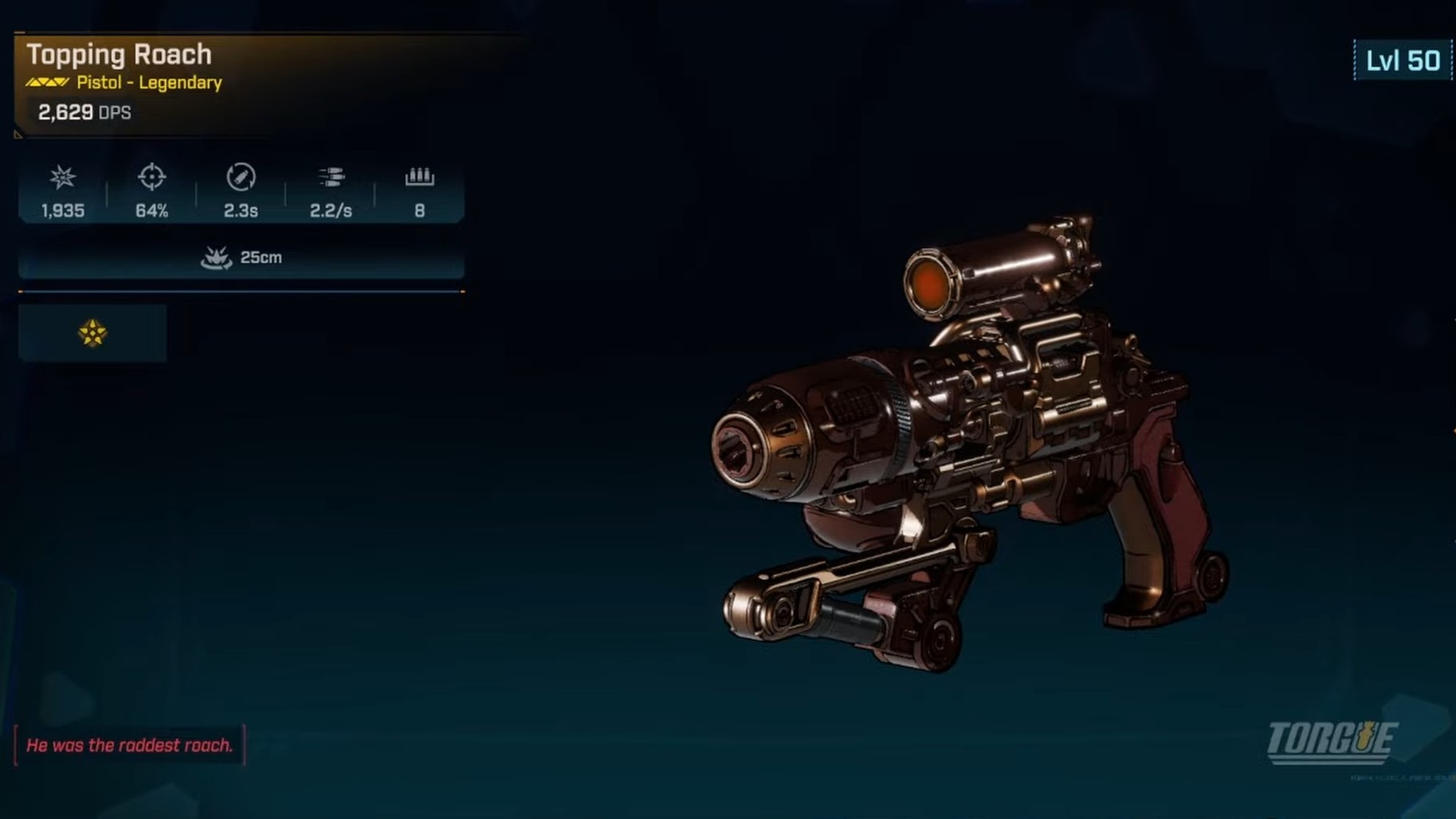 Roach Legendary pistol guide