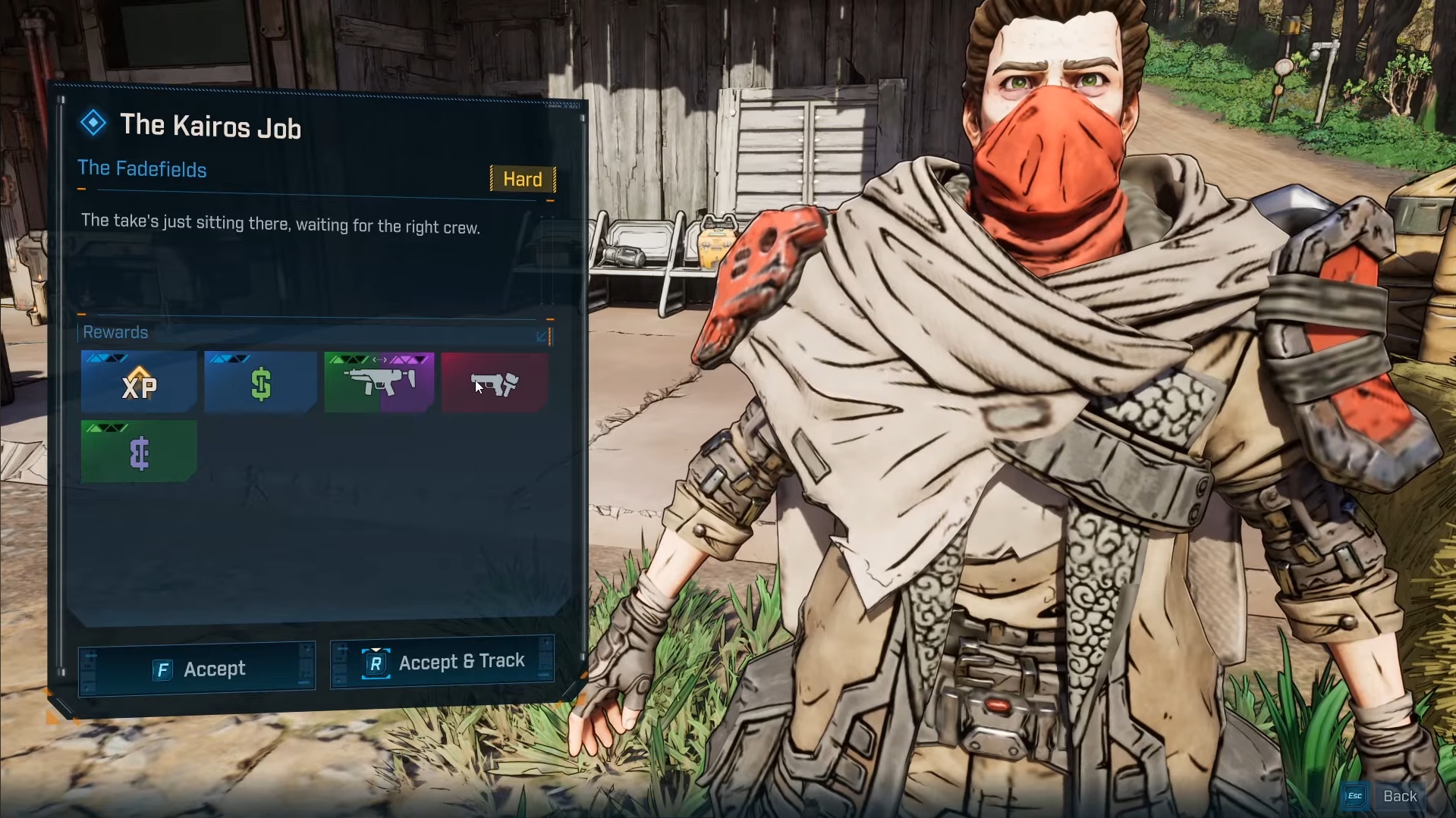 The Kairos Job mission guide (Image via 2K)