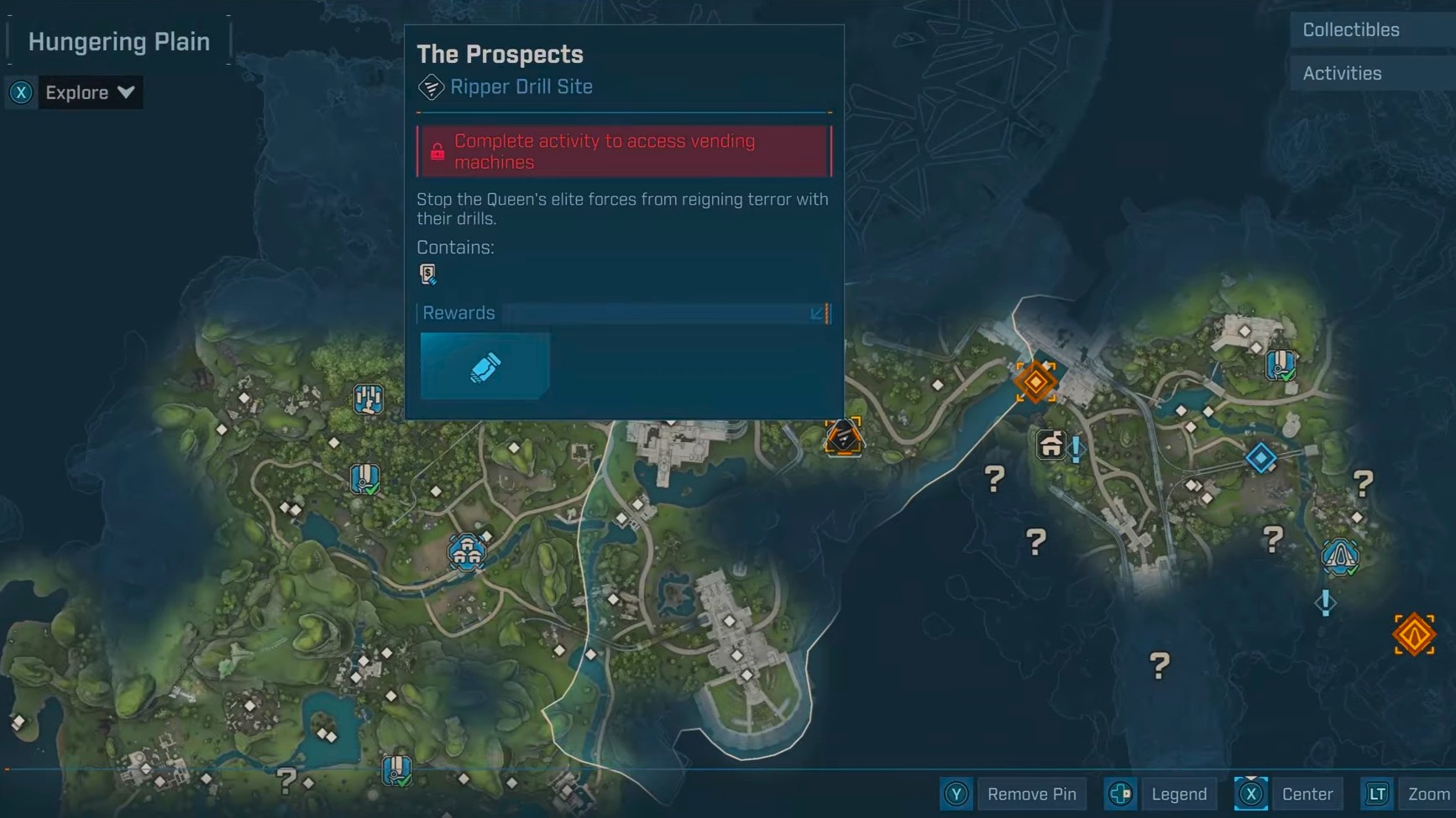 Sidney Pointylegs location