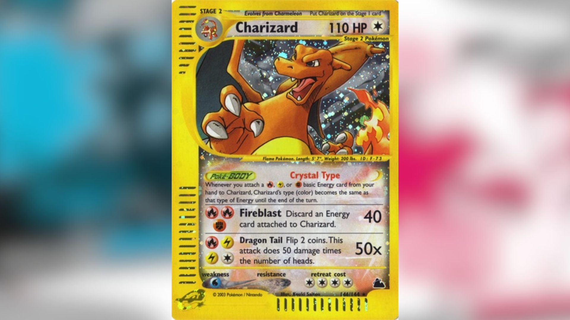 Charizard Skyridge Holofoil (Image via TPC)