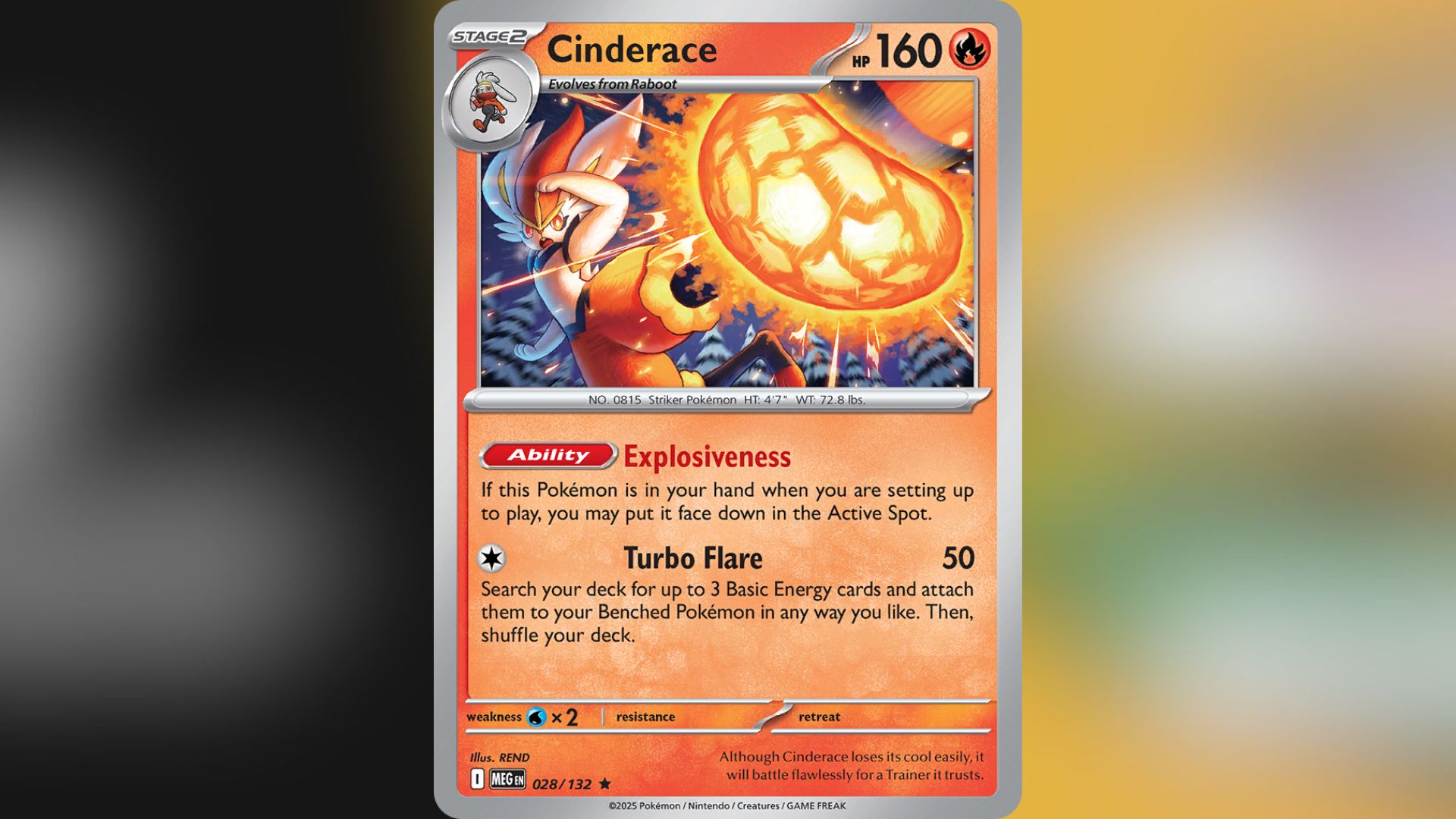 Cinderace (Image via TPC)