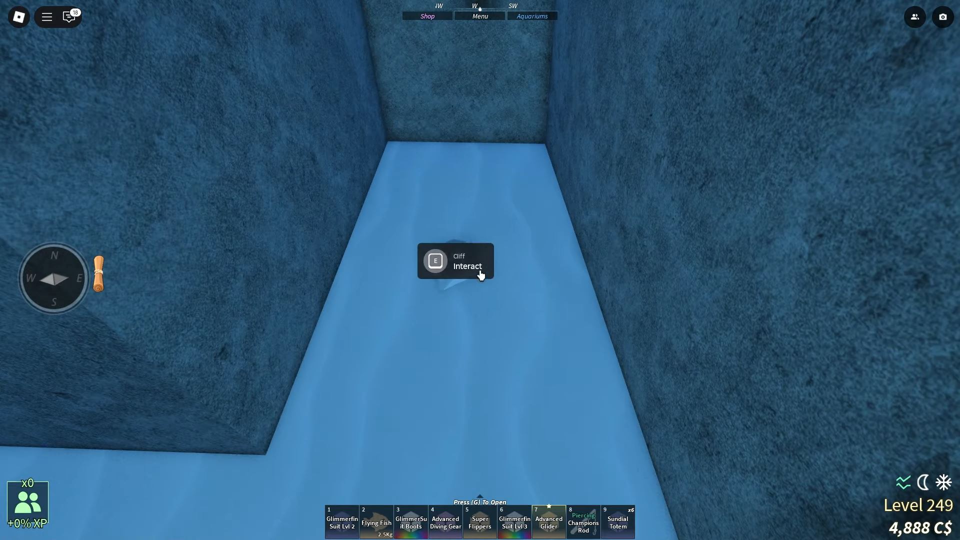 Cliff Keystone (Image via Roblox Corporation)